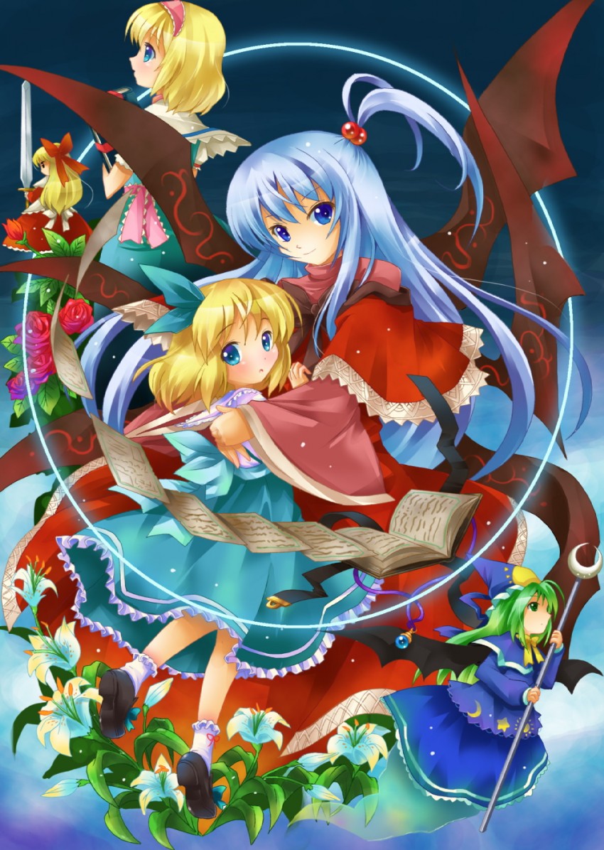 alice_margatroid, alice_margatroid_(young), michii_yuuki, mima, shinki, touhou