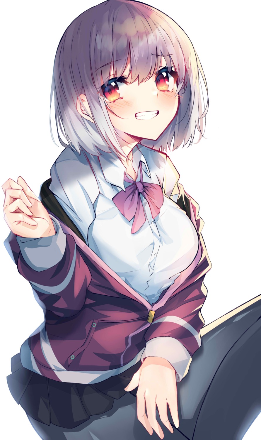 gridman_universe, pantyhose, seifuku, shinjou_akane, ssss.gridman, yanggang