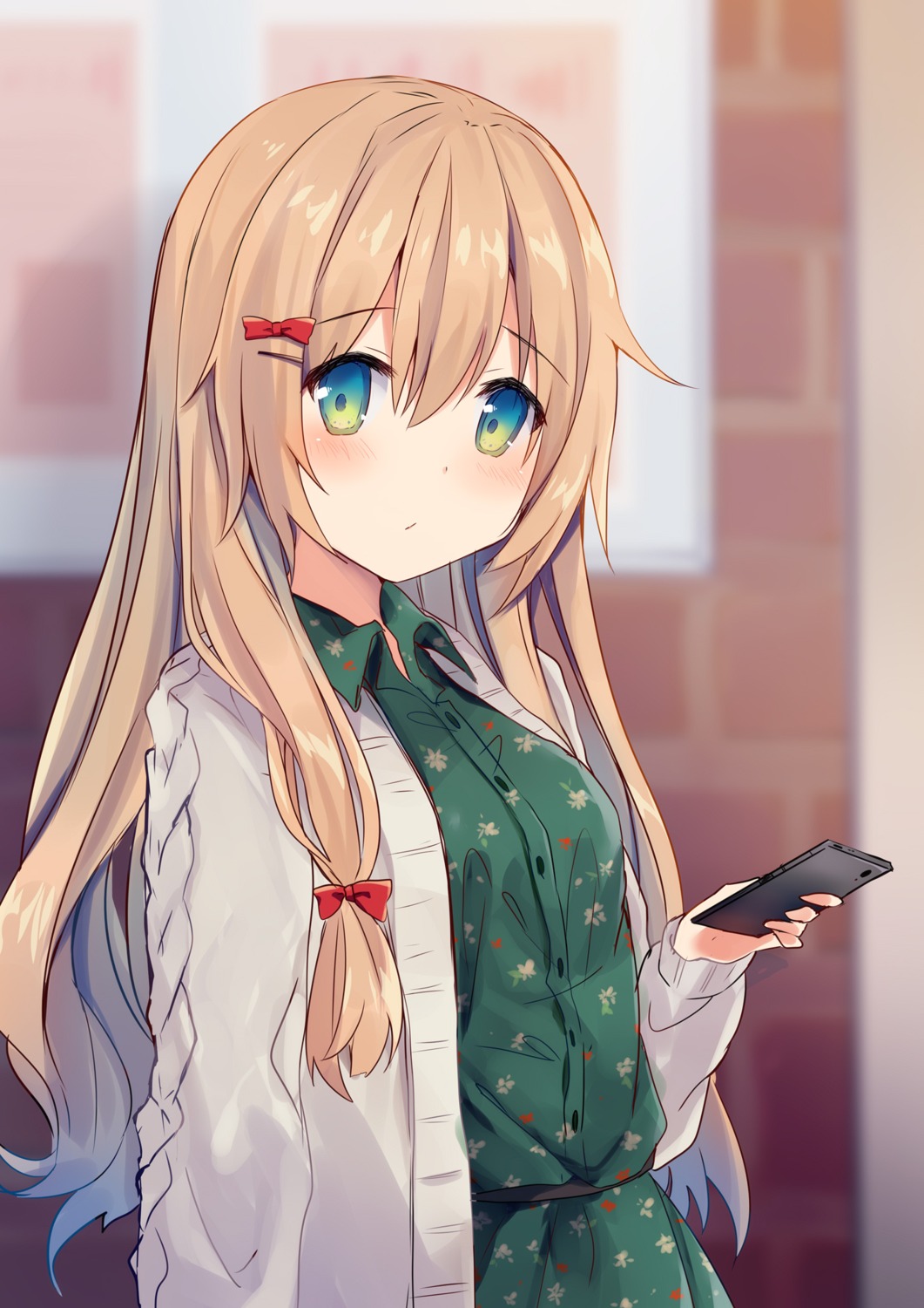 asanagi_kurumi_(panda-doufu), dress, sweater