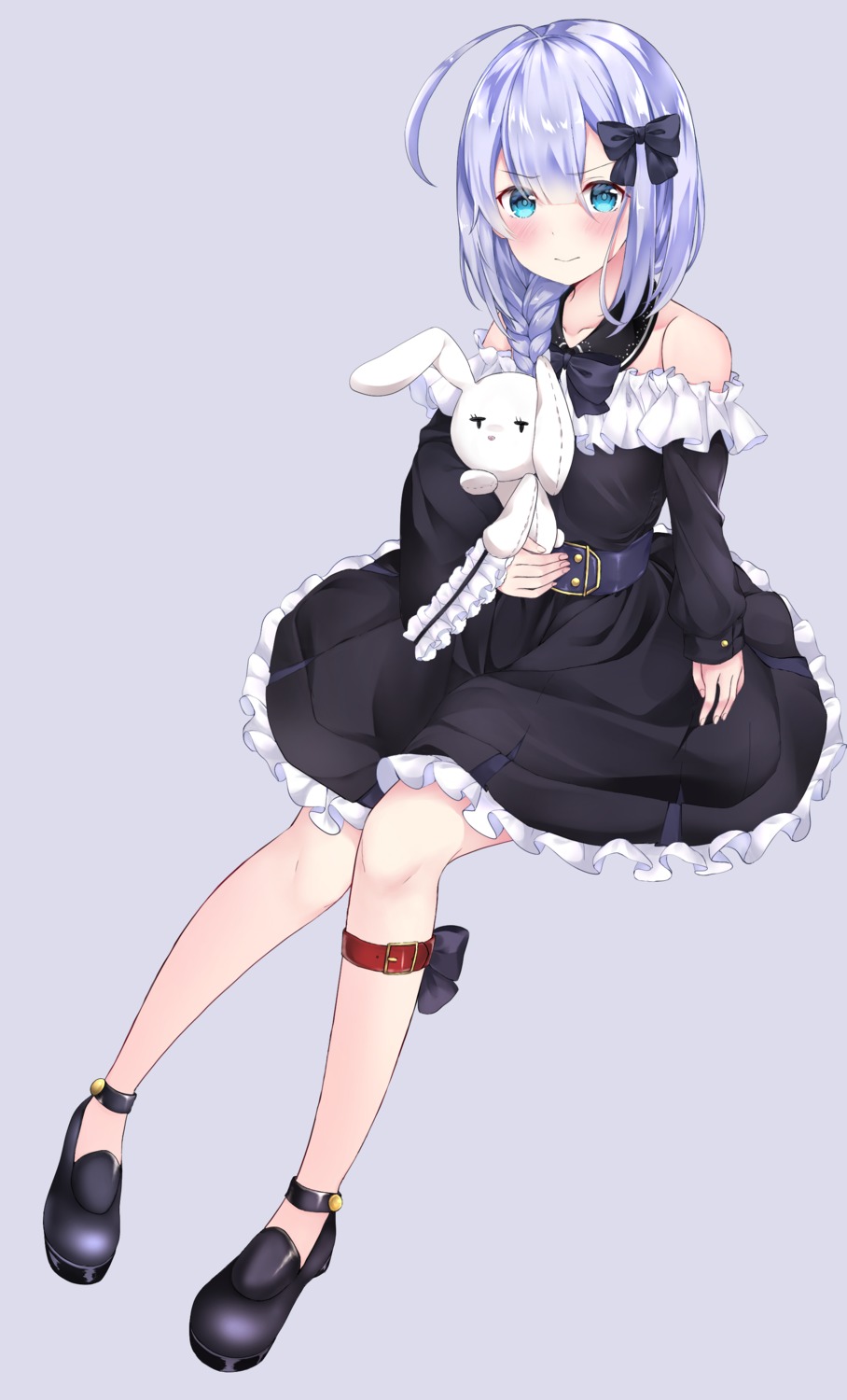 dress, garter, heels, senagawa_roro