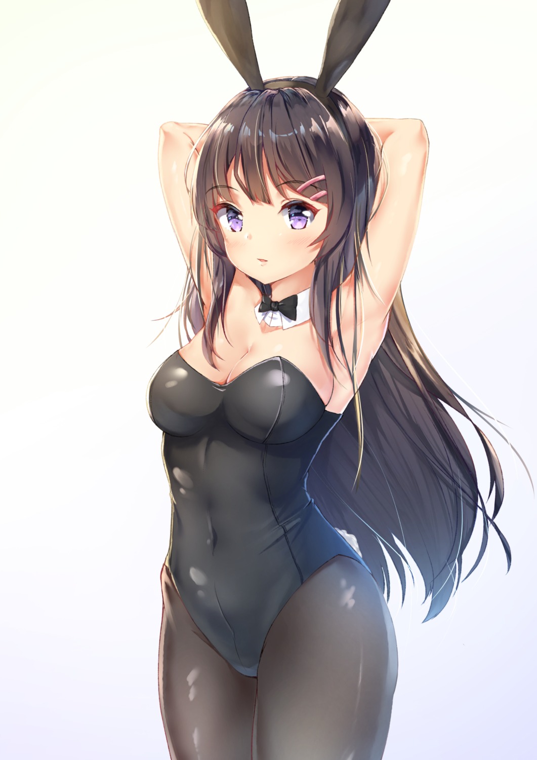 animal_ears, bunny_ears, bunny_girl, cleavage, pantyhose, sakurajima_mai, seishun_buta_yarou, tail