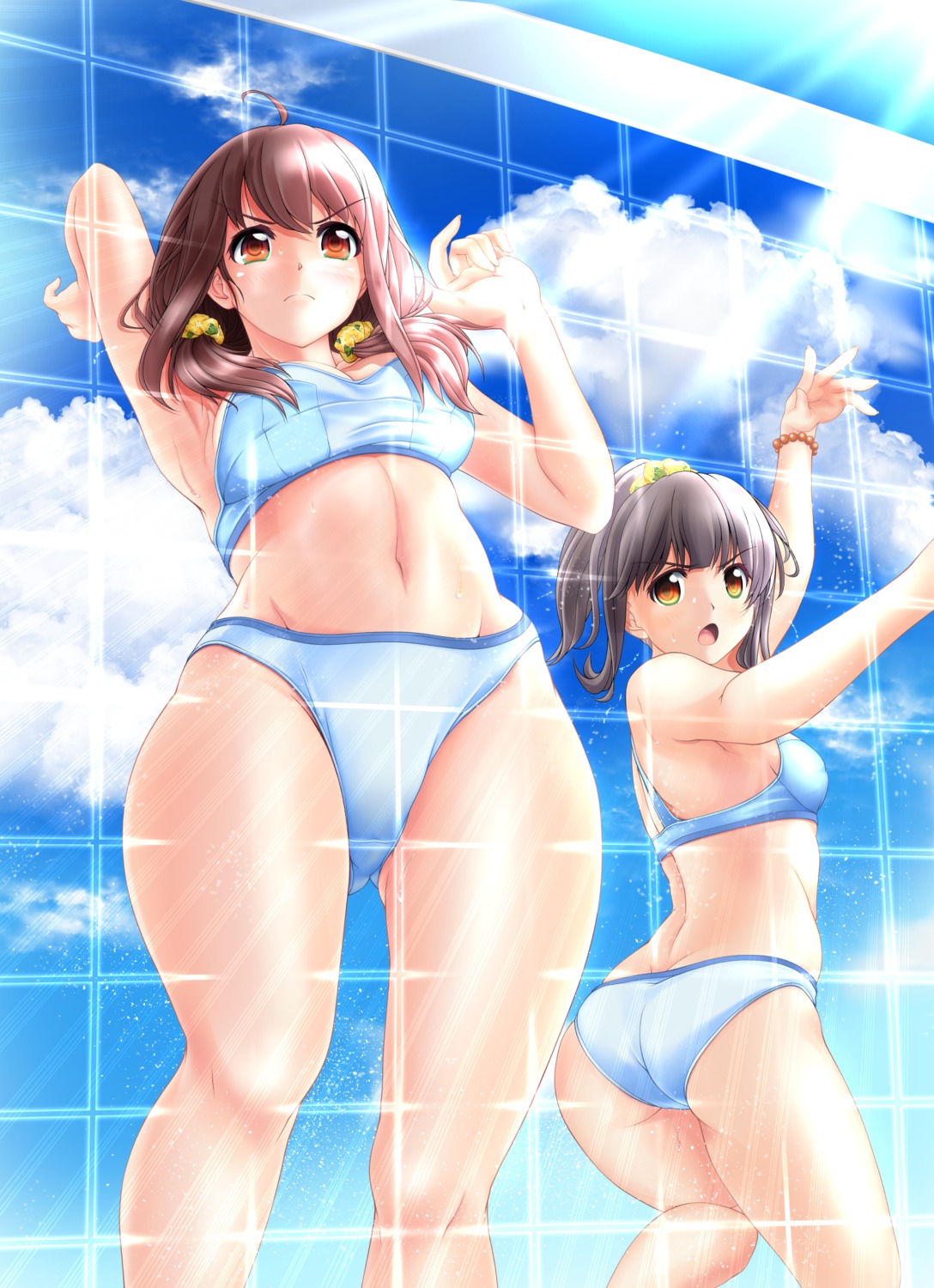 ass, bikini, harukana_receive, higa_kanata, oozora_haruka, swimsuits, tomoya_kankurou