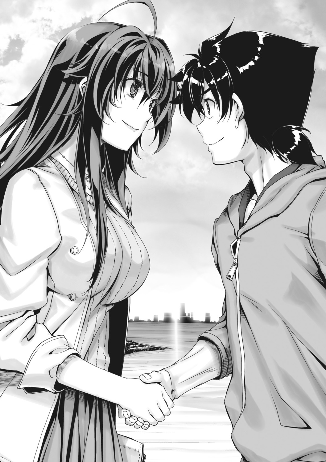 highschool_dxd, miyama-zero, monochrome, rias_gremory, shin_high_school_dxd