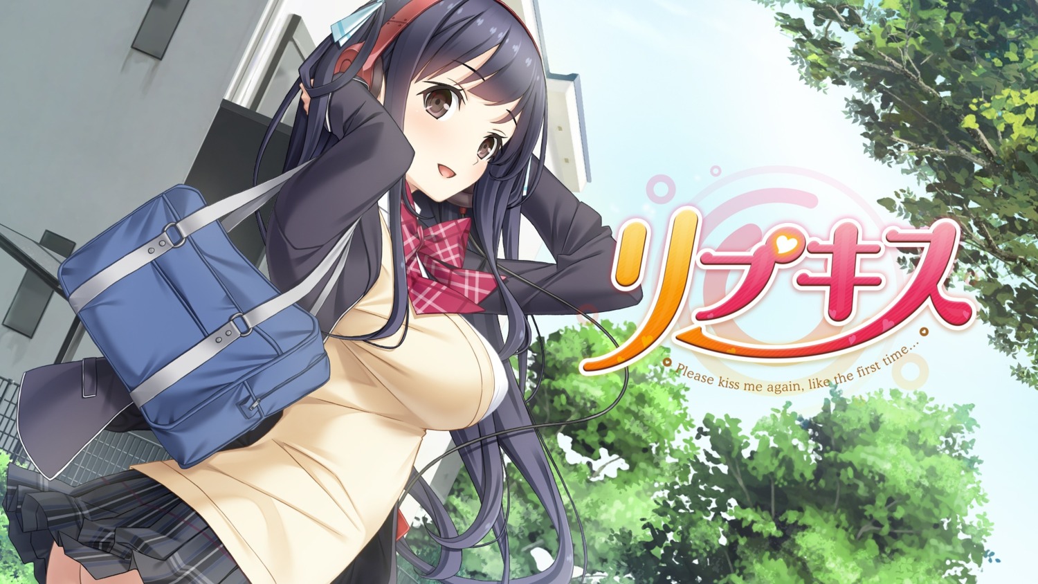 giga, headphones, itsugaya_kanade, mikoto_akemi, rep_kiss, seifuku, sweater, wallpaper