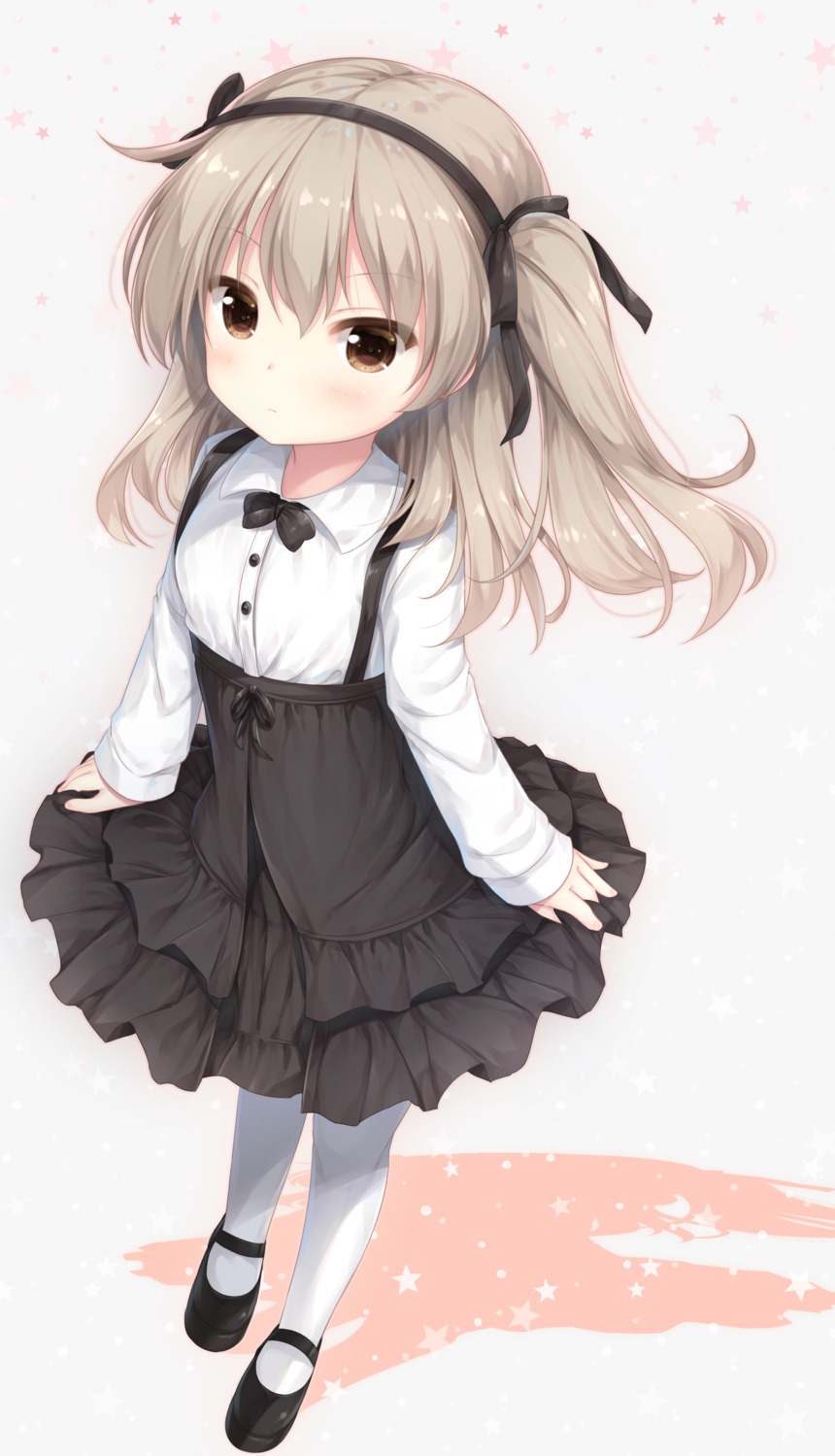 girls_und_panzer, gothic_lolita, lolita_fashion, pantyhose, shimada_arisu, shizukawashi_sumi