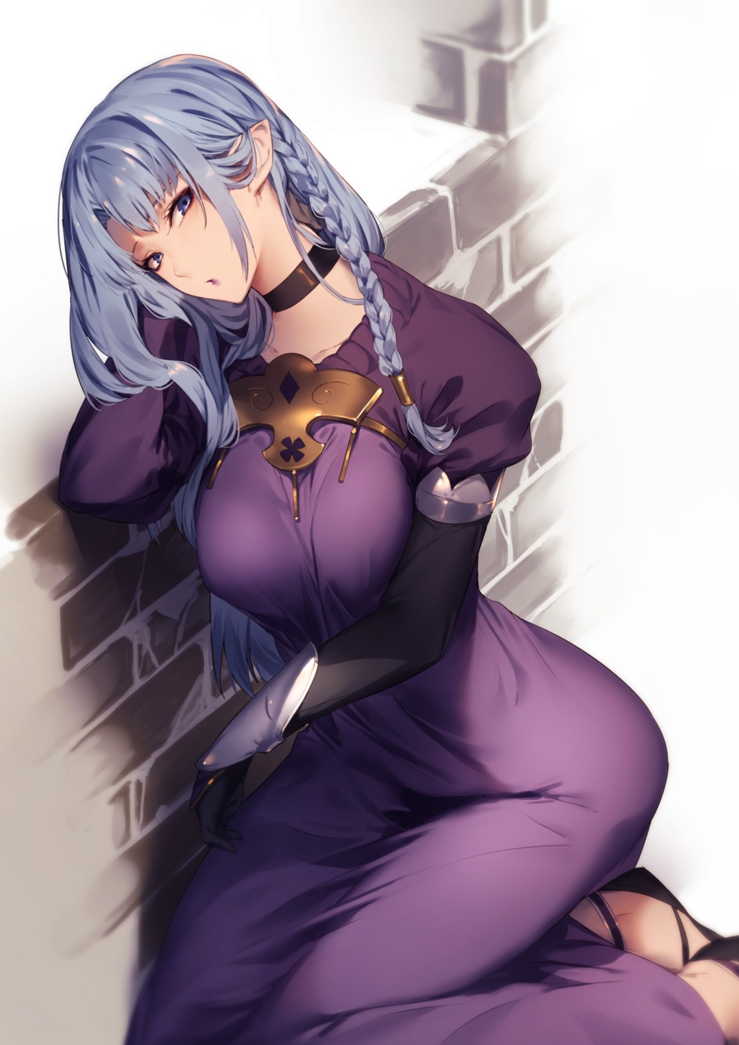dress, fate/grand_order, fate/stay_night, genyaky, medea_(fate), pointy_ears