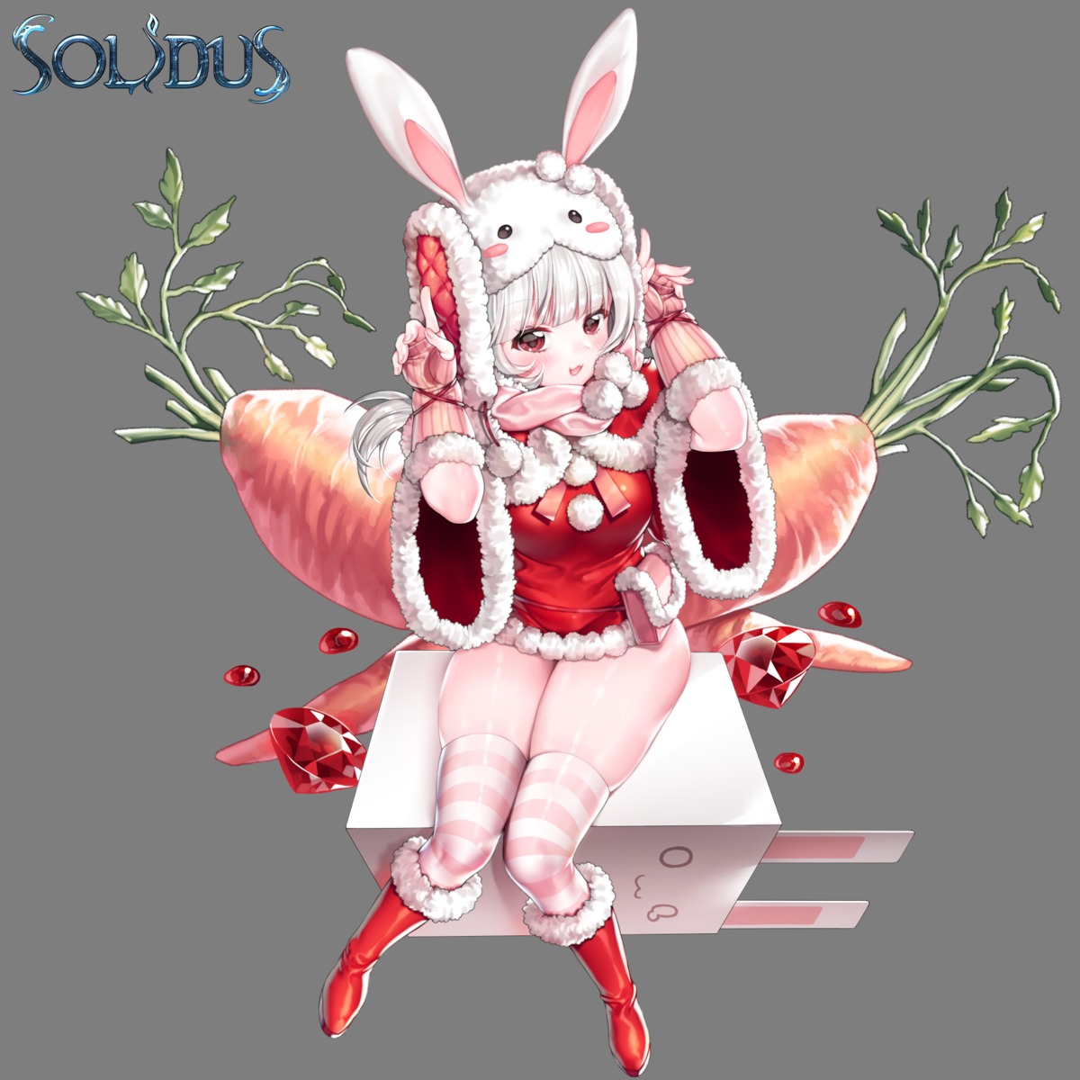 animal_ears, bunny_ears, ia_(ias1010), solidus, thighhighs, transparent_png