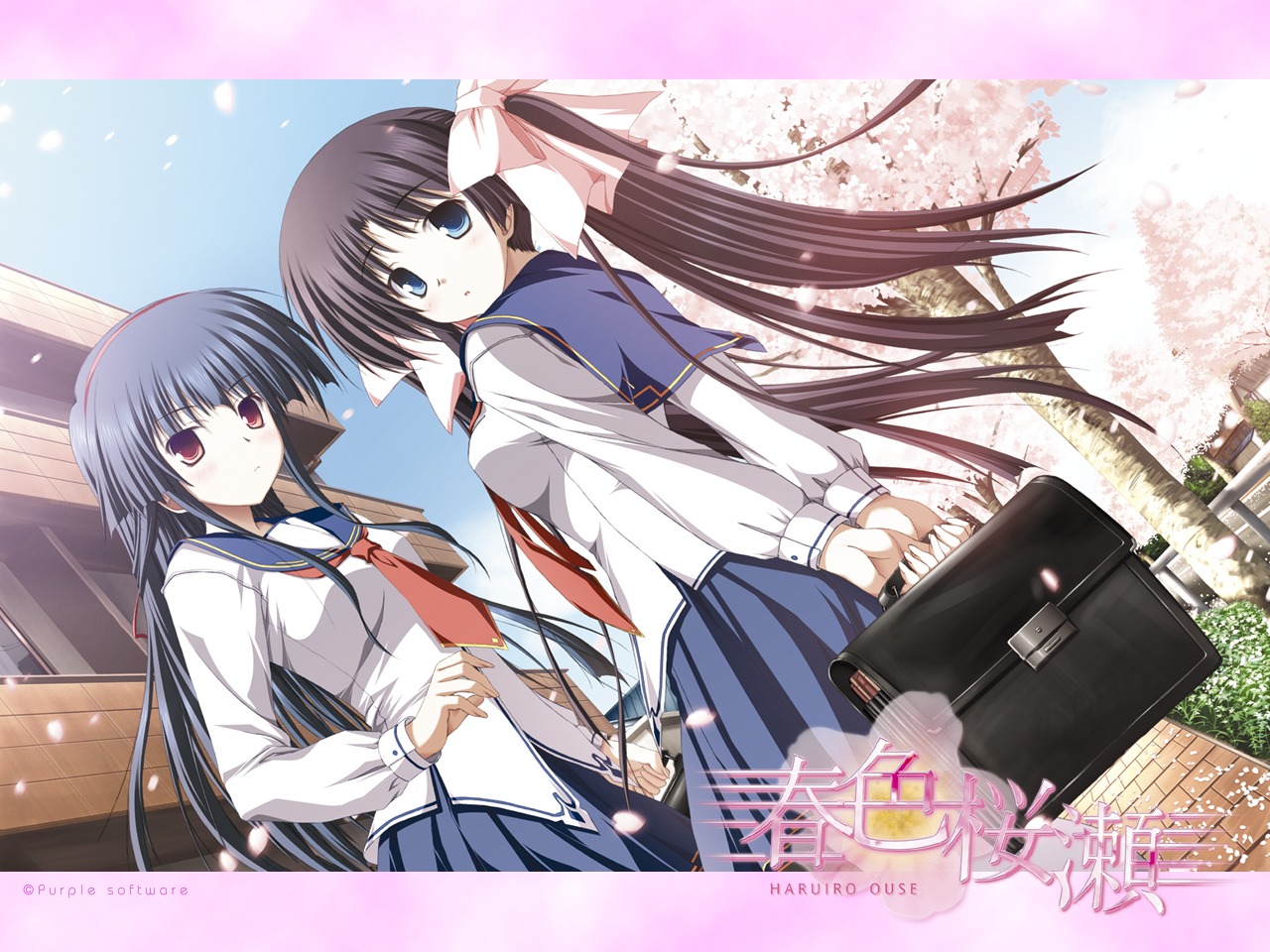 aizawa_nadeshiko, haruiro_ouse, sakuragi_konoha, tsukimori_hiro, wallpaper