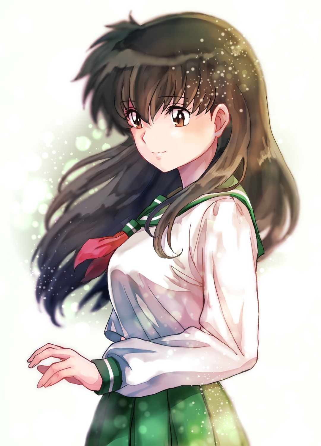 fukusuke, higurashi_kagome, inuyasha, seifuku