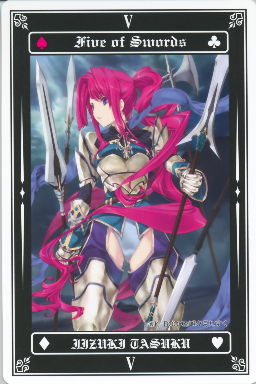 armor, iizuki_tasuku, tarot, weapon