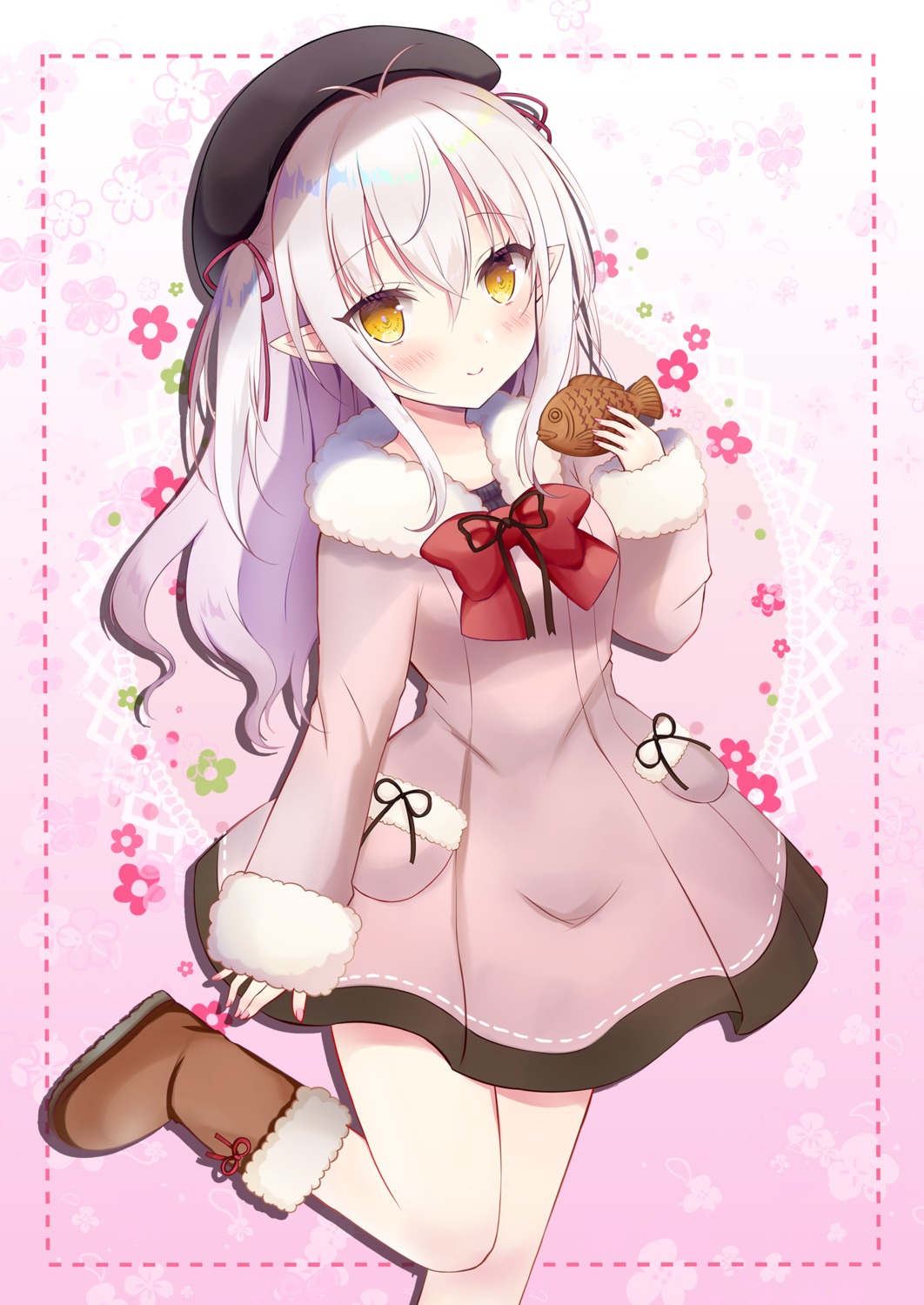 dress, kiyui, pointy_ears