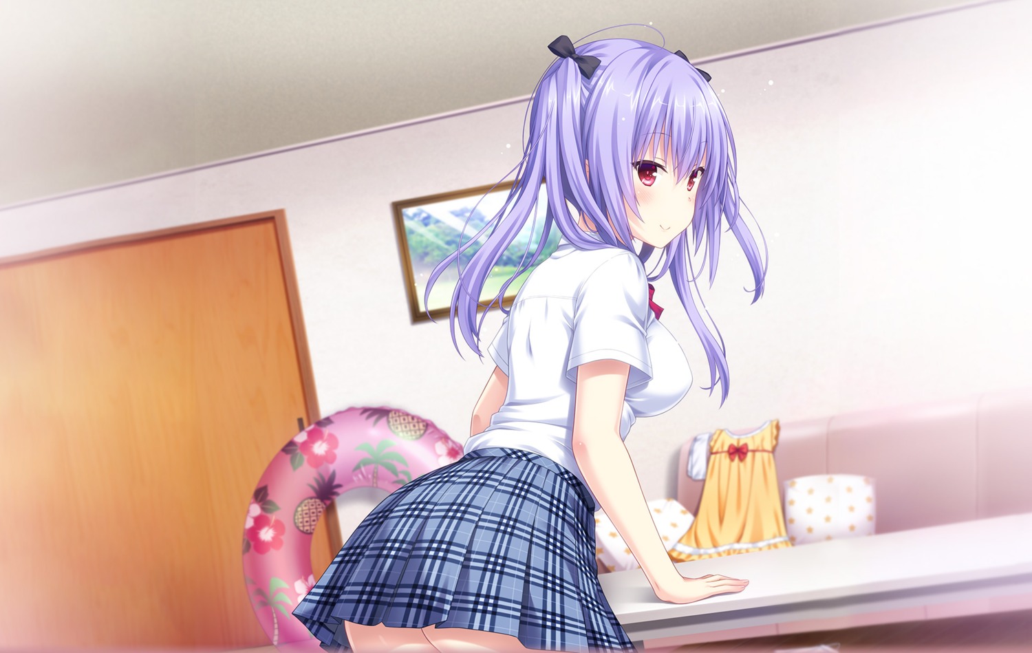nekonyan, prekano, seifuku, tonari_ni_kanojo_no_iru_shiawase_~summer_surprise~, uryuu_koume