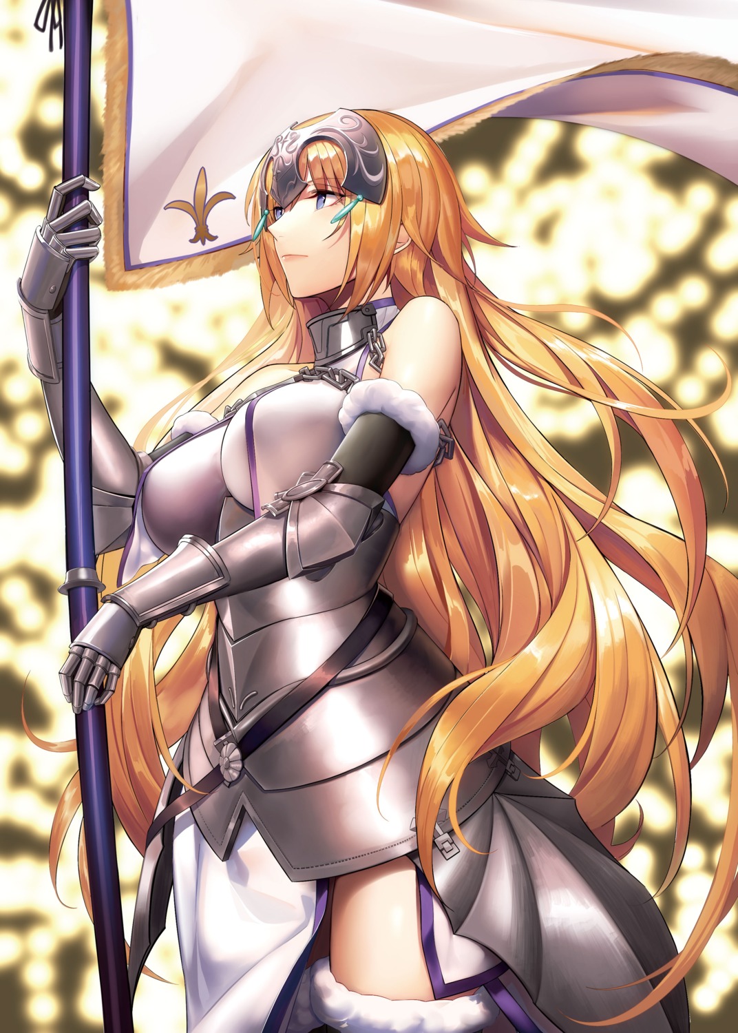 armor, fate/grand_order, jeanne_d'arc, jeanne_d'arc_(fate), thighhighs, yagitome87
