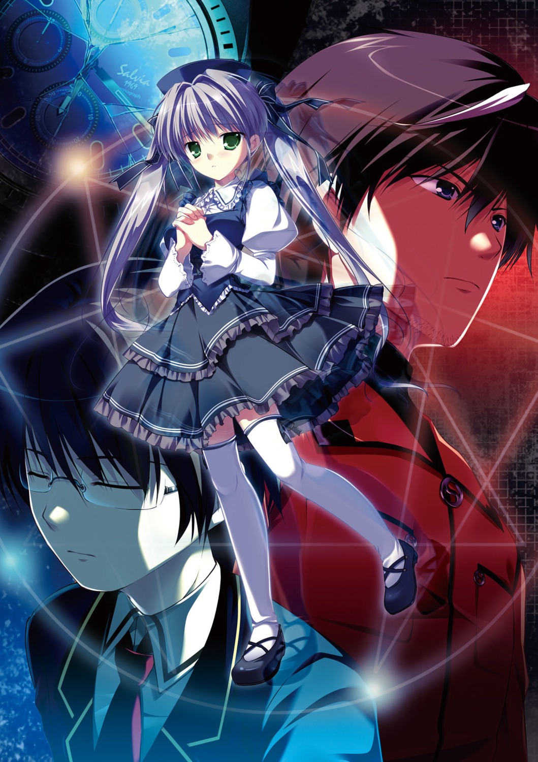 digital_version, heels, kasasagi_watase, kotono_yuuri, megane, mikeou, root√double_-before_crime＊after_days-, seifuku