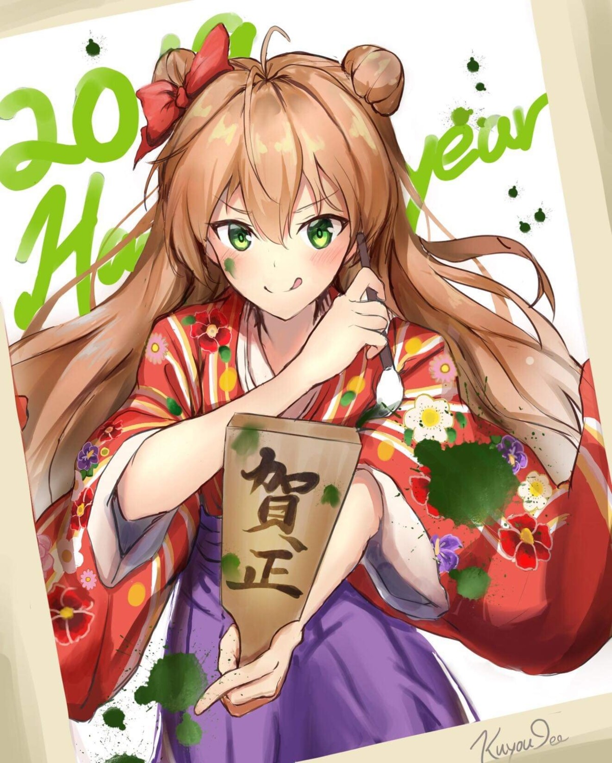 girls_frontline, japanese_clothes, ky_(ky990533), rfb_(girls_frontline)