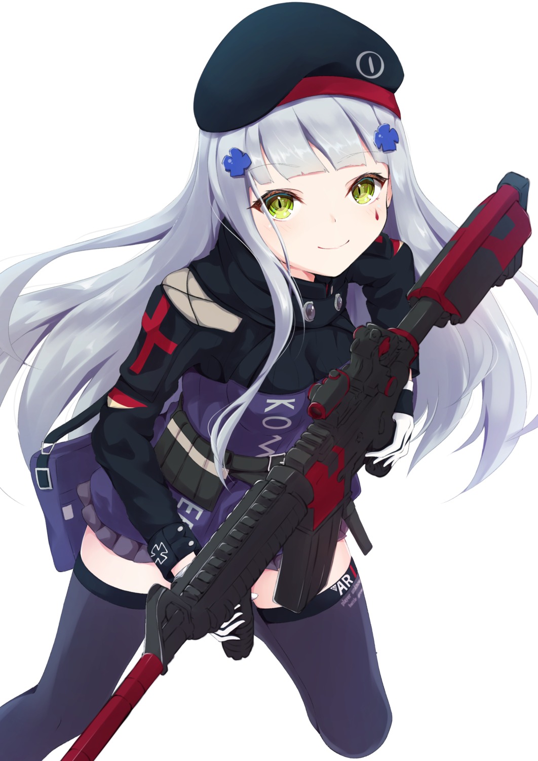 girls_frontline, gun, hk416_(girls_frontline), inora, thighhighs