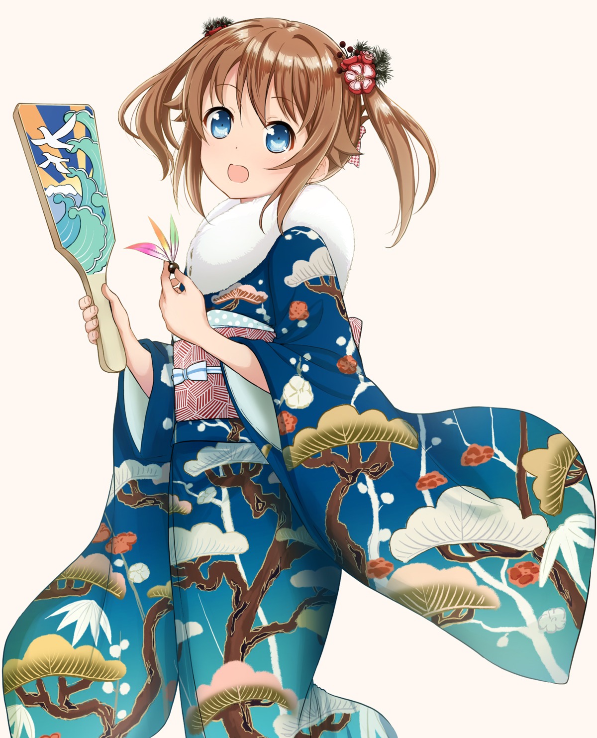 abe_kanari, high_school_fleet, kimono, misaki_akeno