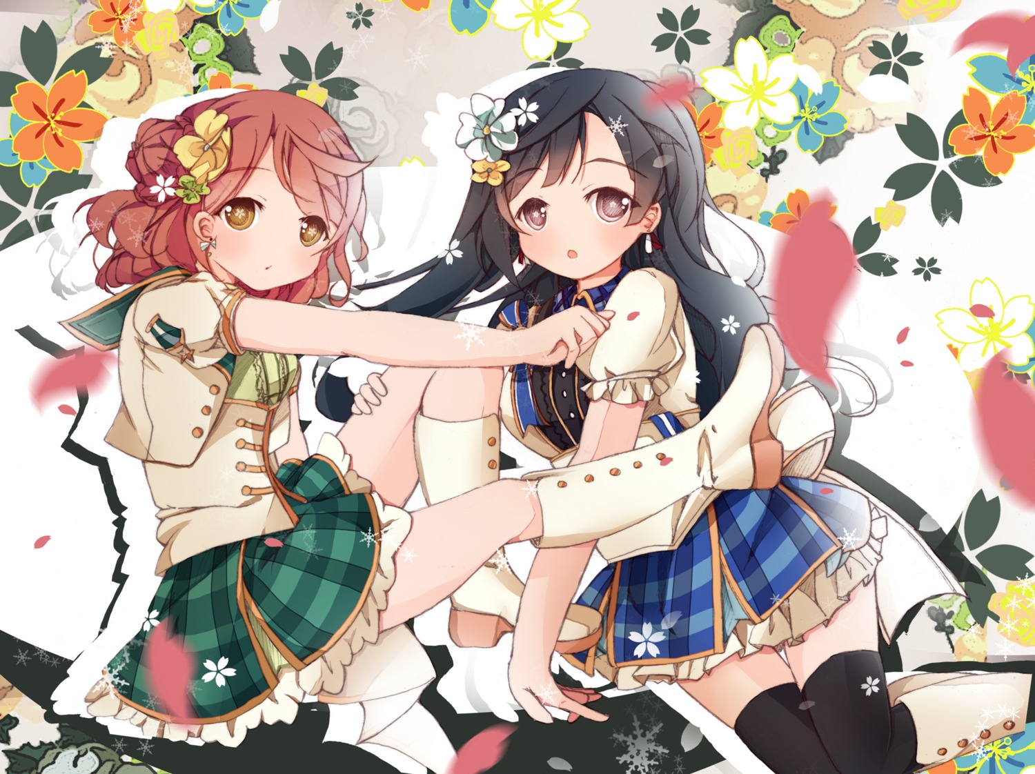 bondson, heels, love_live!_(series), love_live!_nijigasaki_gakuen_school_idol_doukoukai, love_live!_school_idol_festival, love_live!_school_idol_festival_all_stars, thighhighs, uehara_ayumu