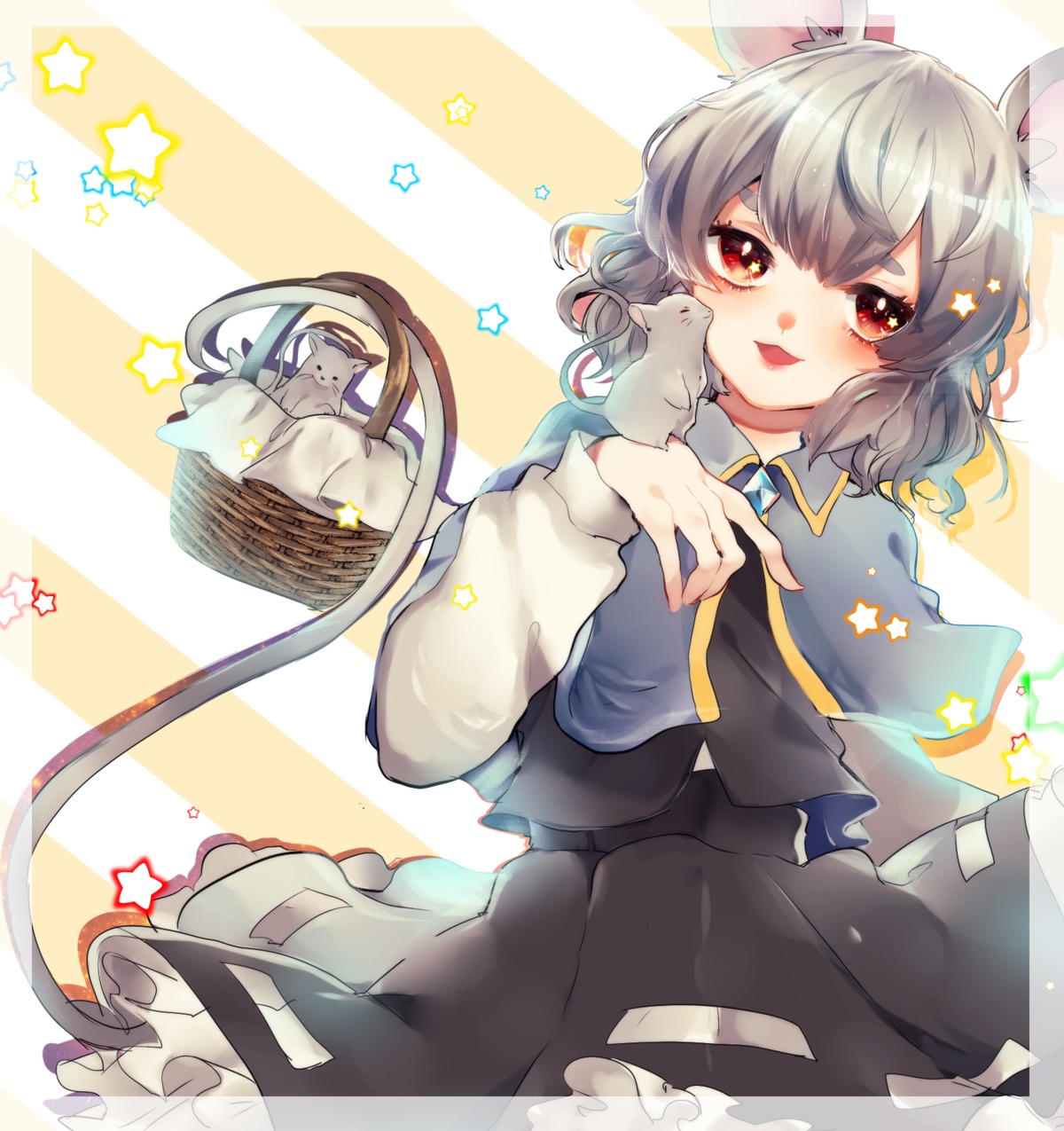 dress, nazrin, suzune_hapinesu, touhou