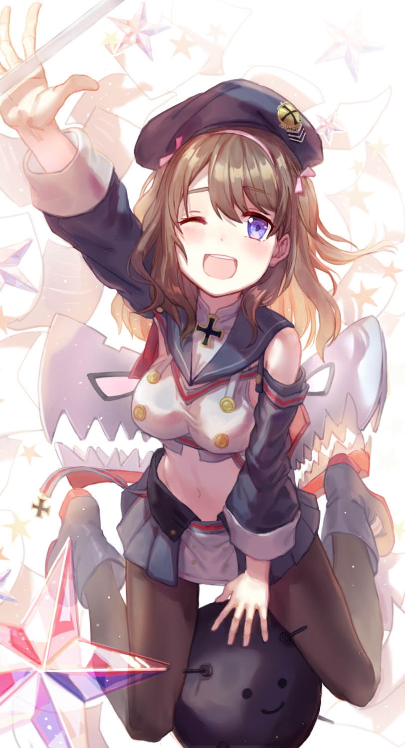 azur_lane, bekko, heels, pantyhose, uniform, z35_(azur_lane)