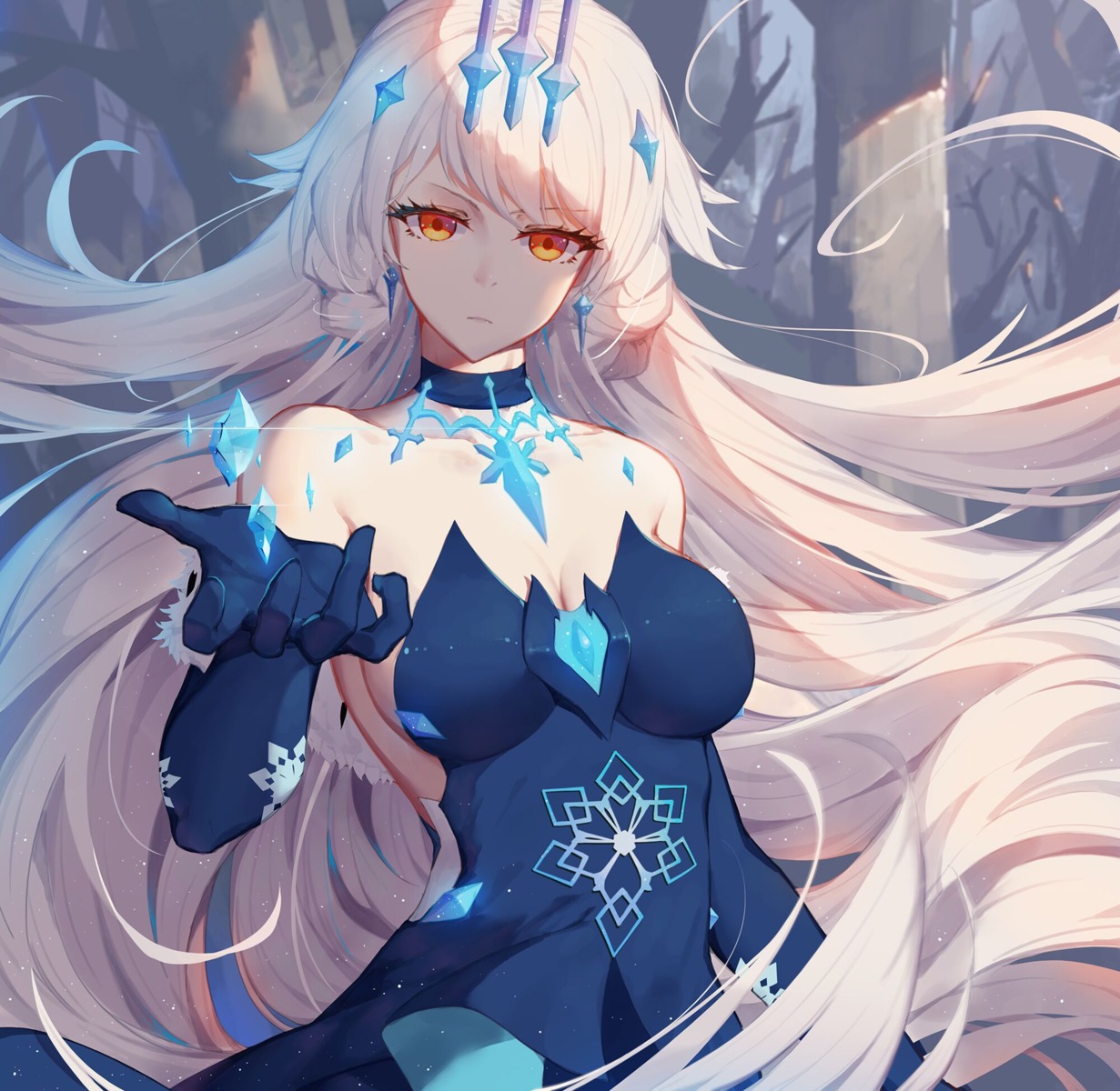 asa_ni_haru, benghuai_xueyuan, cleavage, dress, honkai_impact, kiana_kaslana