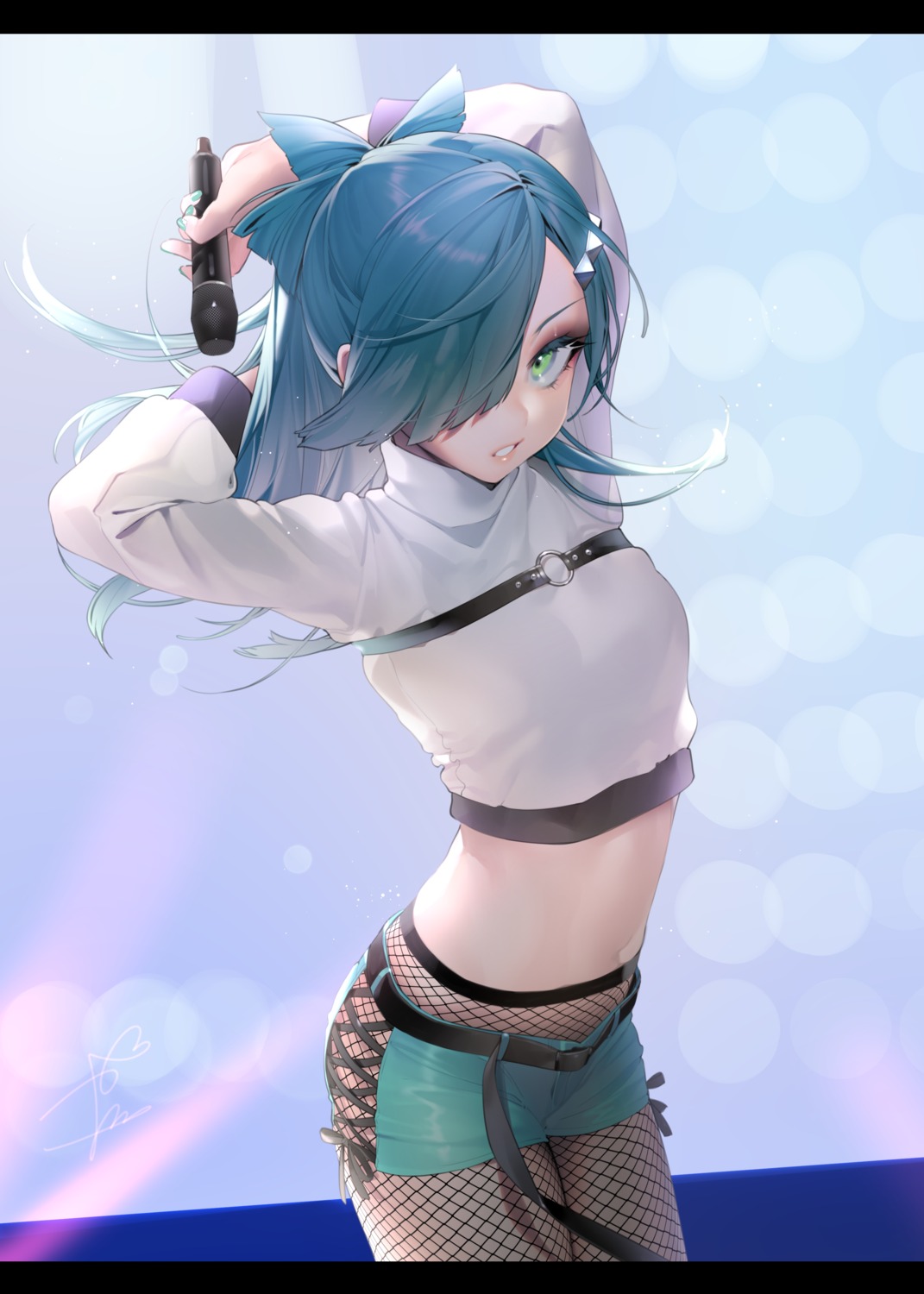fishnets, ohisashiburi, pantyhose, shining_star_(anime)