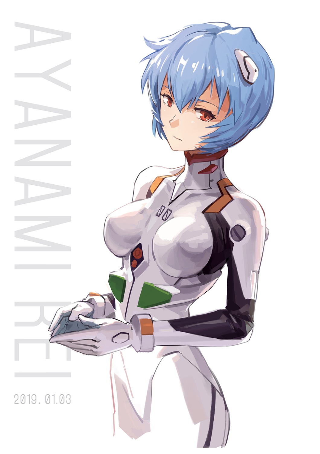 ayanami_rei, bodysuit, linzhong_de_xiongbaobao, neon_genesis_evangelion