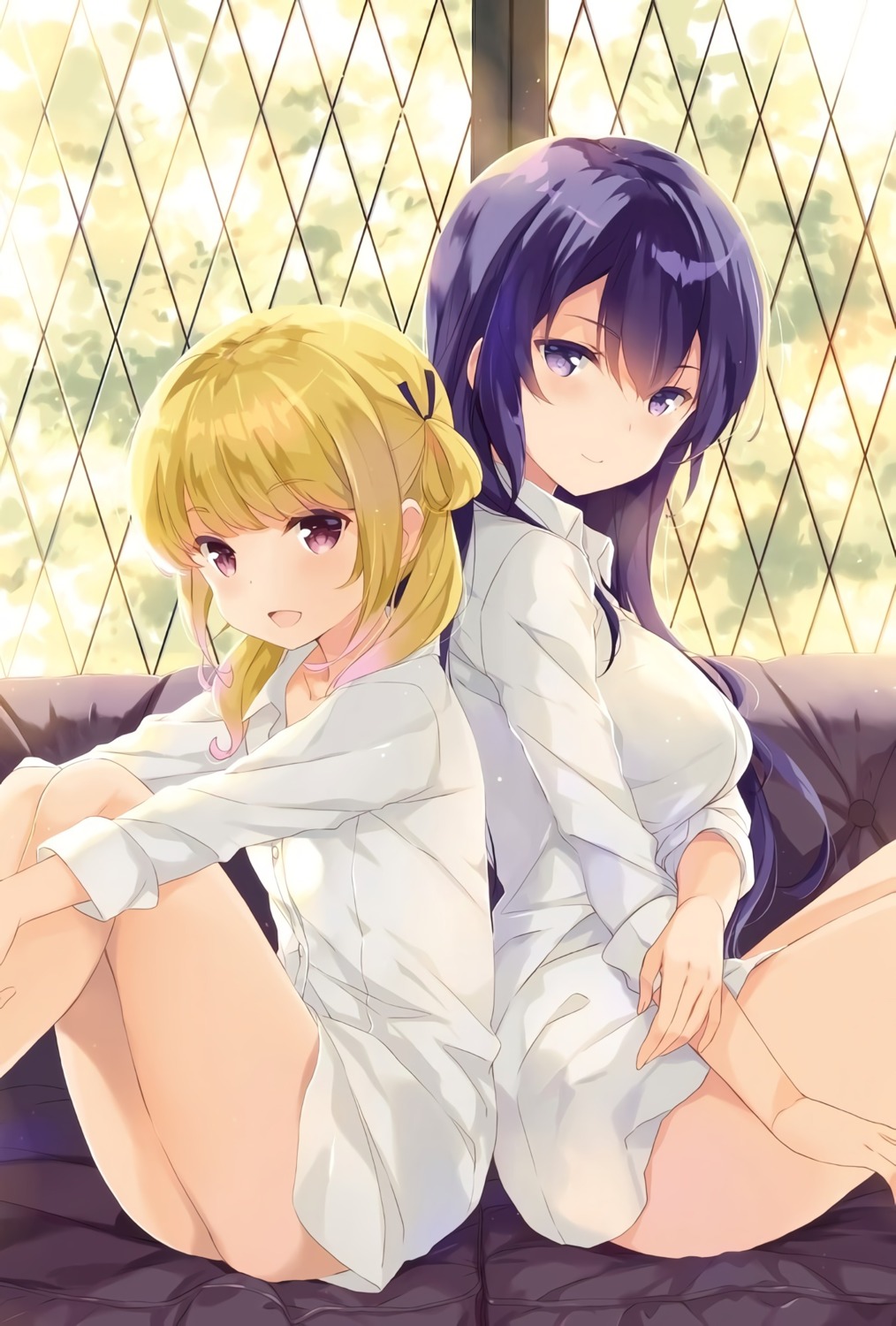 dress_shirt, gi(a)rlish_number, qp:flapper, sakura_koharu, shibasaki_kazuha, sonou_momoka