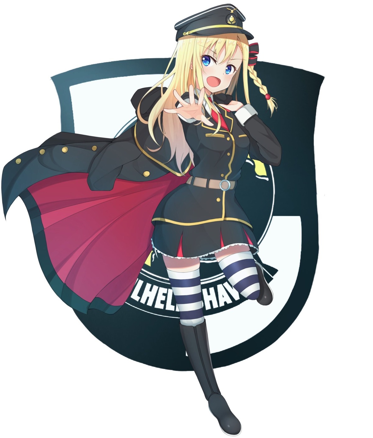 high_school_fleet, mottsun_(i_40y), thighhighs, uniform, wilhelmina_braunschweig_ingenohl_friedeburg