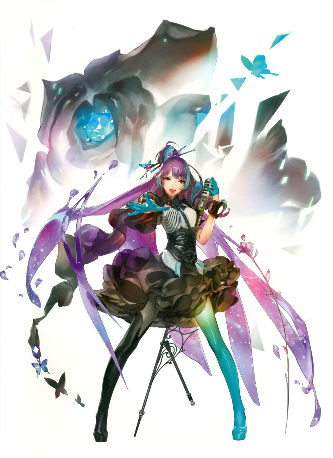 macross, macross_delta, mikumo_guynemer, mita_chisato, pantyhose