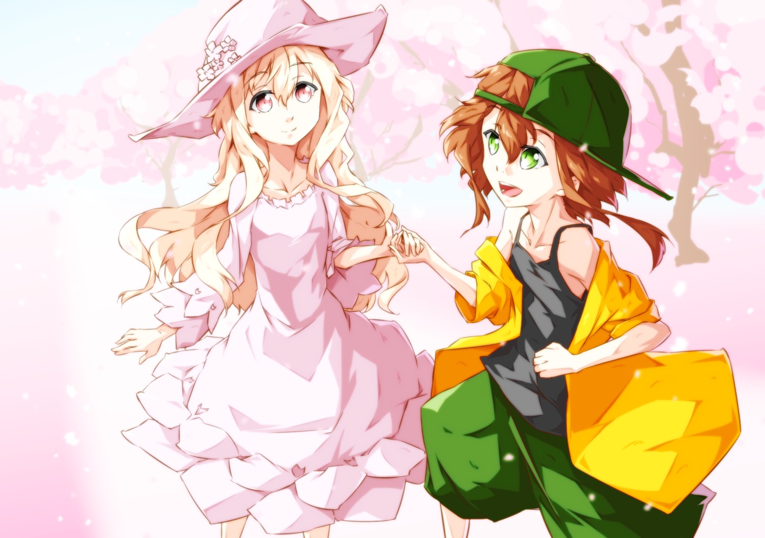 doi_tamako, dress, iyojima_anzu, nogi_wakaba_wa_yuusha_de_aru, sakuria, yuuki_yuuna_wa_yuusha_de_aru
