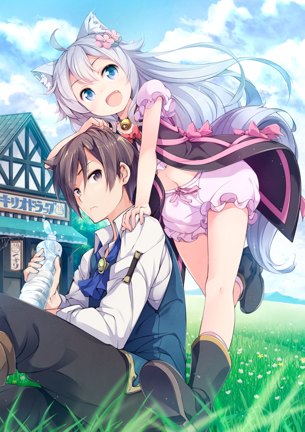 animal_ears, bloomers, cheat_kusushi_no_slow_life:_isekai_ni_tsukurou_drugstore, matsuuni, noela