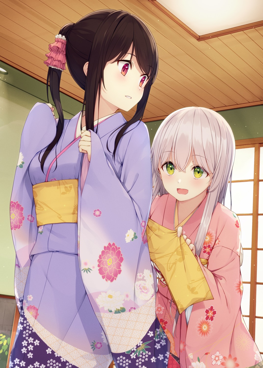 kimono, shiyake_mitoko, takishima_shiori, tsuchikure