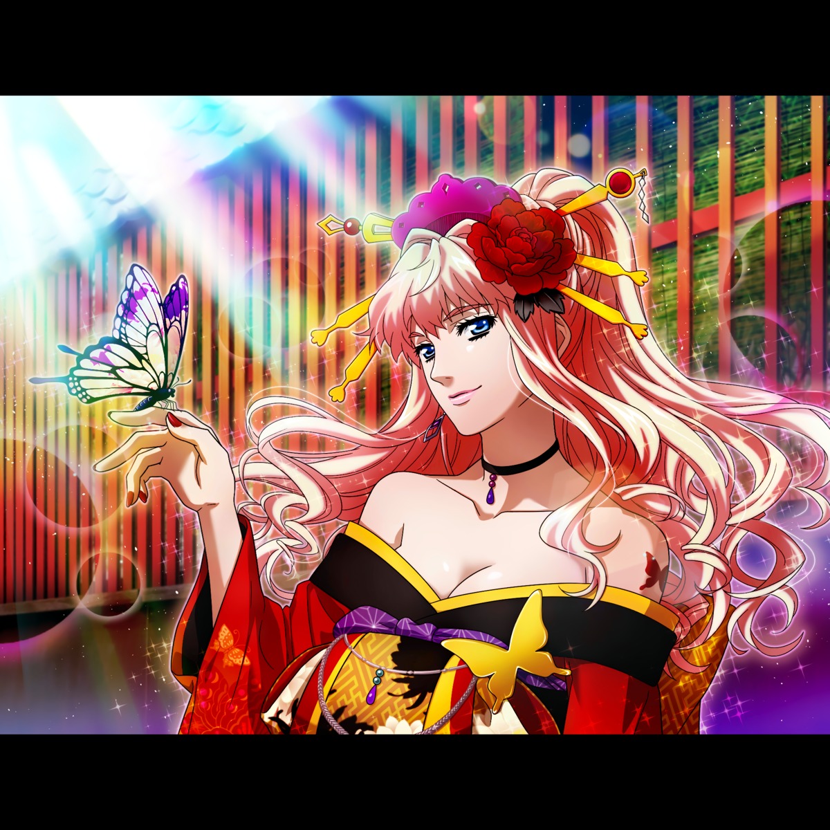 cleavage, japanese_clothes, macross, macross_frontier, sheryl_nome, tagme