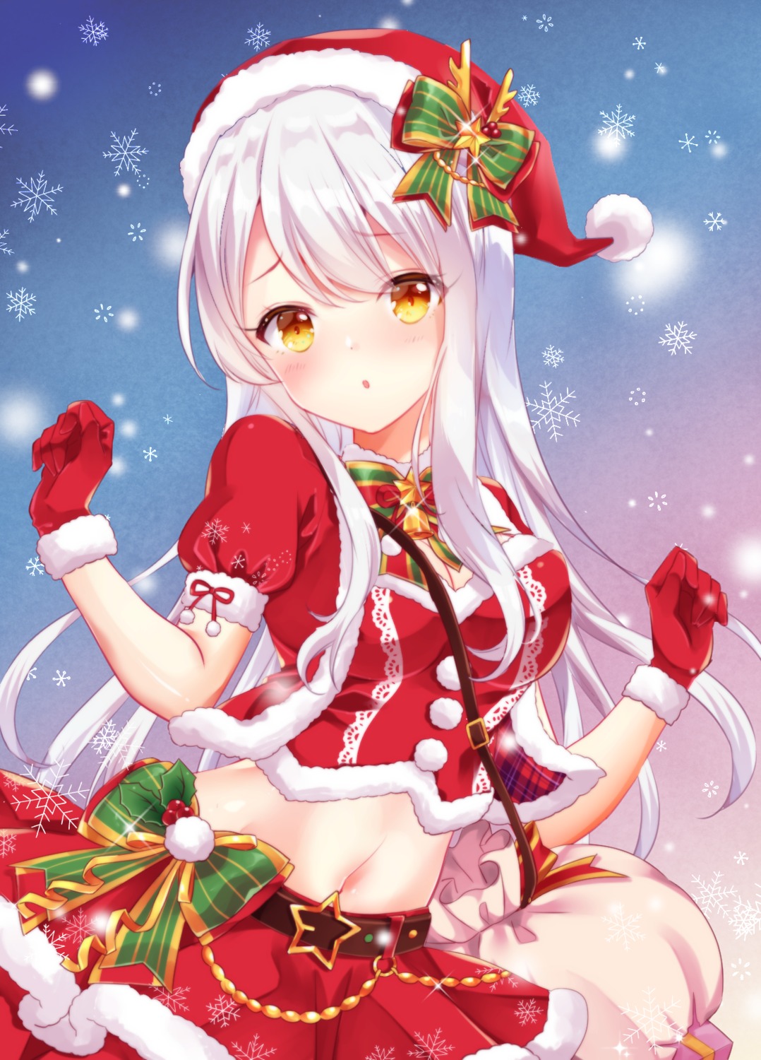 christmas, eve_santaclaus, mugi_(user_khzh5853), the_idolm@ster, the_idolm@ster_cinderella_girls