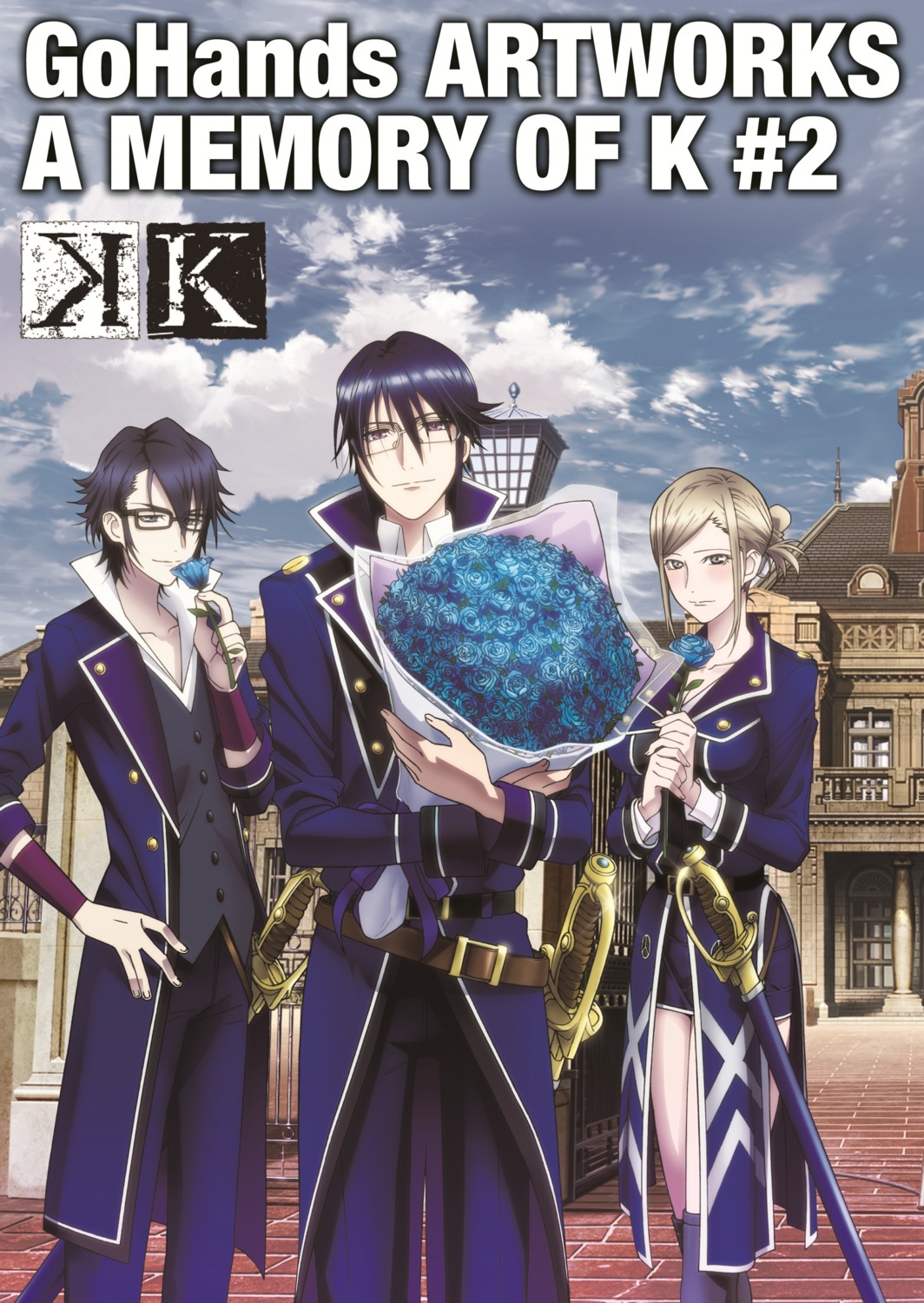 awashima_seri, cleavage, fushimi_saruhiko, k, megane, munakata_reisi, sword, uniform
