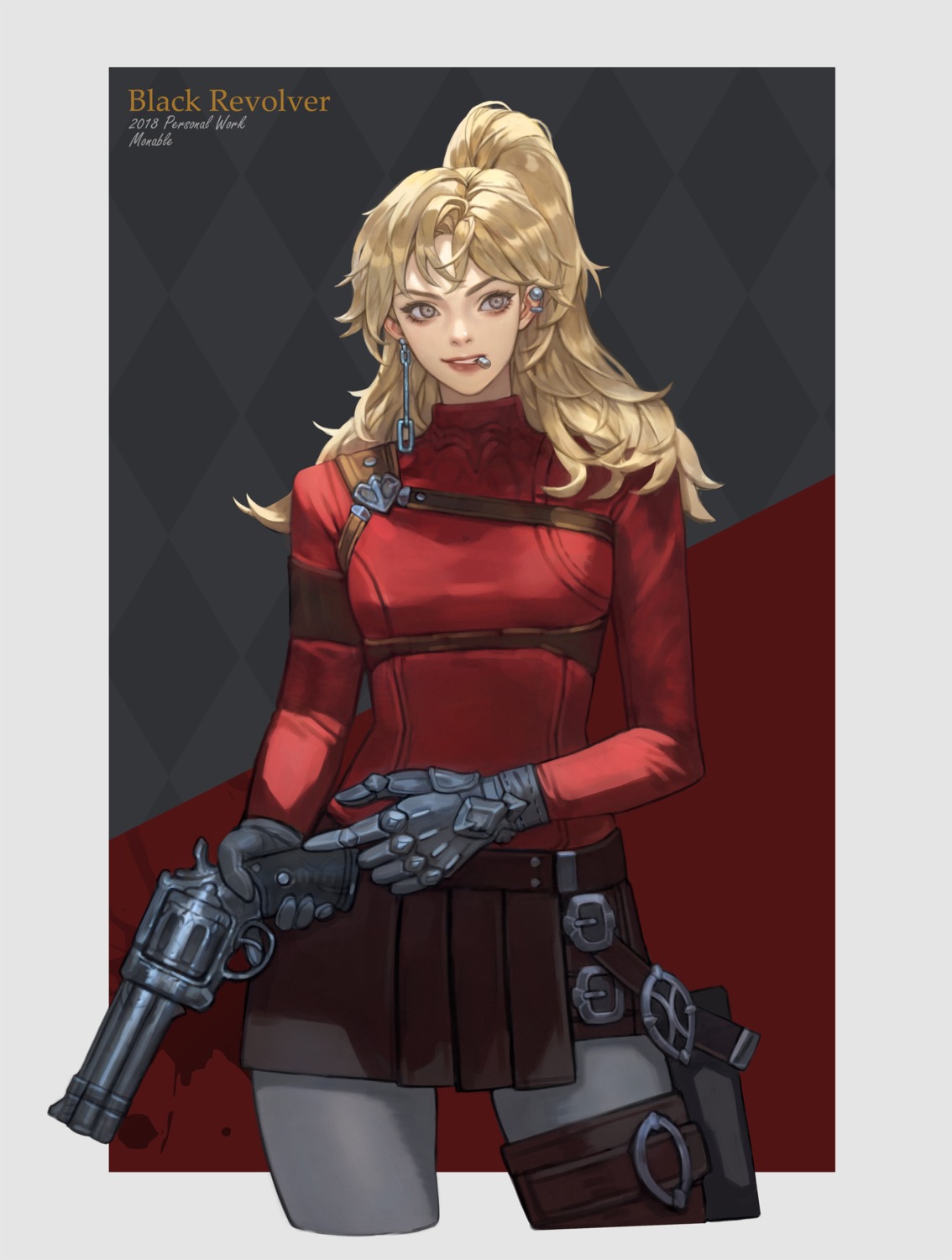 armor, gun, monable, pantyhose