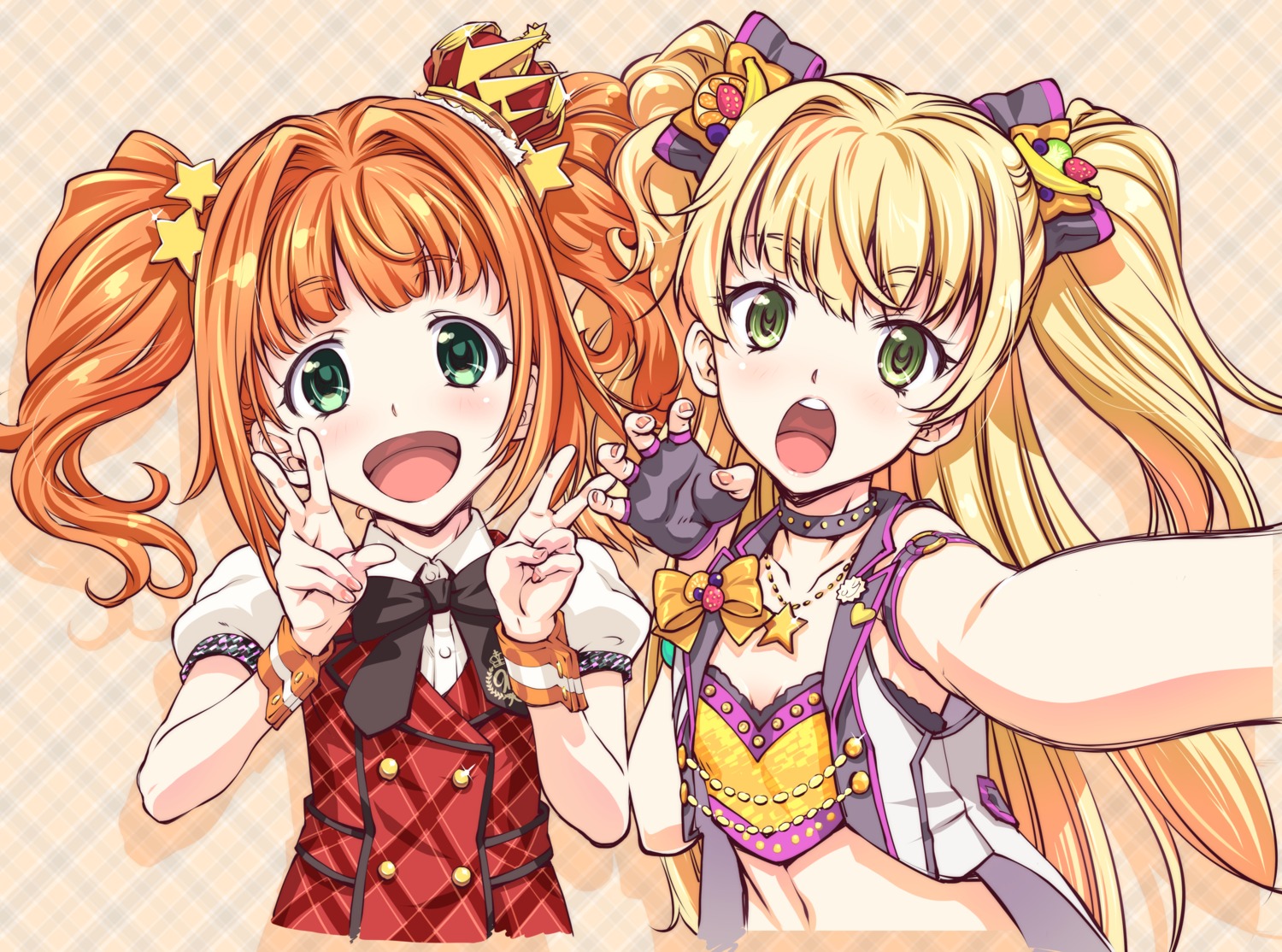 cleavage, jougasaki_rika, suzuki24, takatsuki_yayoi, the_idolm@ster, the_idolm@ster_cinderella_girls