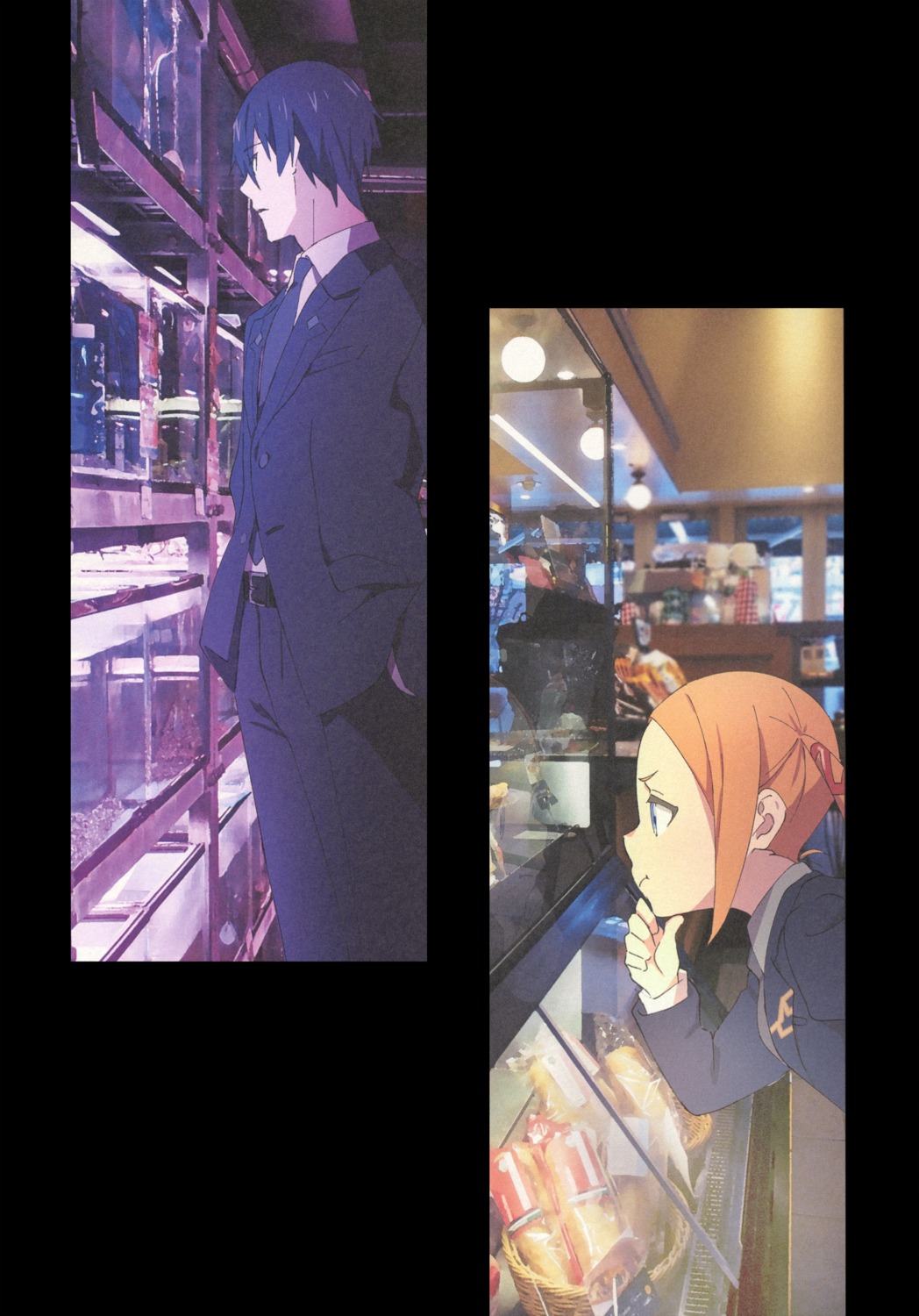 borr, business_suit, gridman_universe, male, nakamura_mayumi_(yodomura), photo, seifuku, ssss.gridman, trap, vit, yotoco