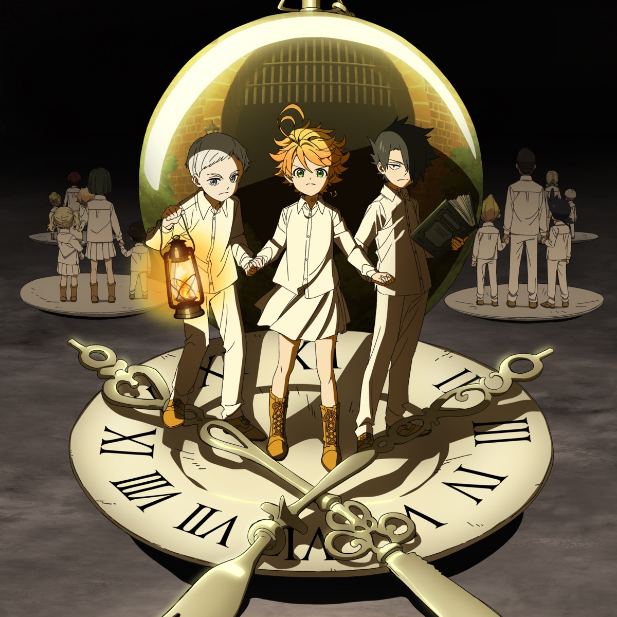 emma_(yakusoku_no_neverland), norman_(yakusoku_no_neverland), ray_(yakusoku_no_neverland), seifuku, tagme, tattoo, yakusoku_no_neverland