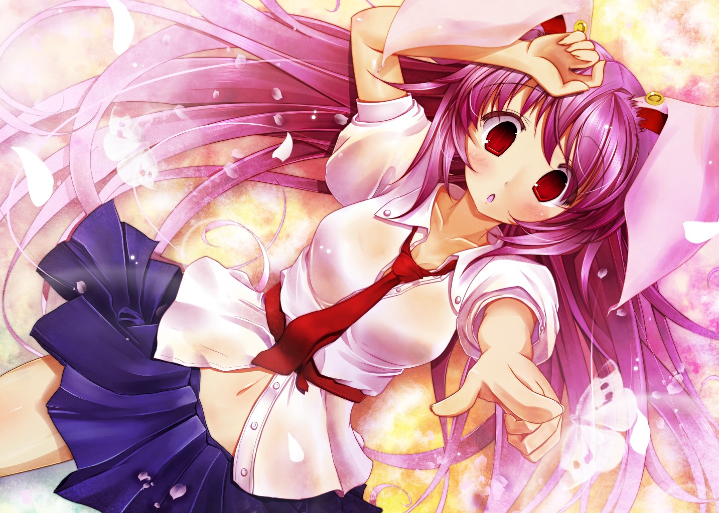 animal_ears, bunny_ears, reisen_udongein_inaba, scarlet_(studioscr), touhou, wallpaper