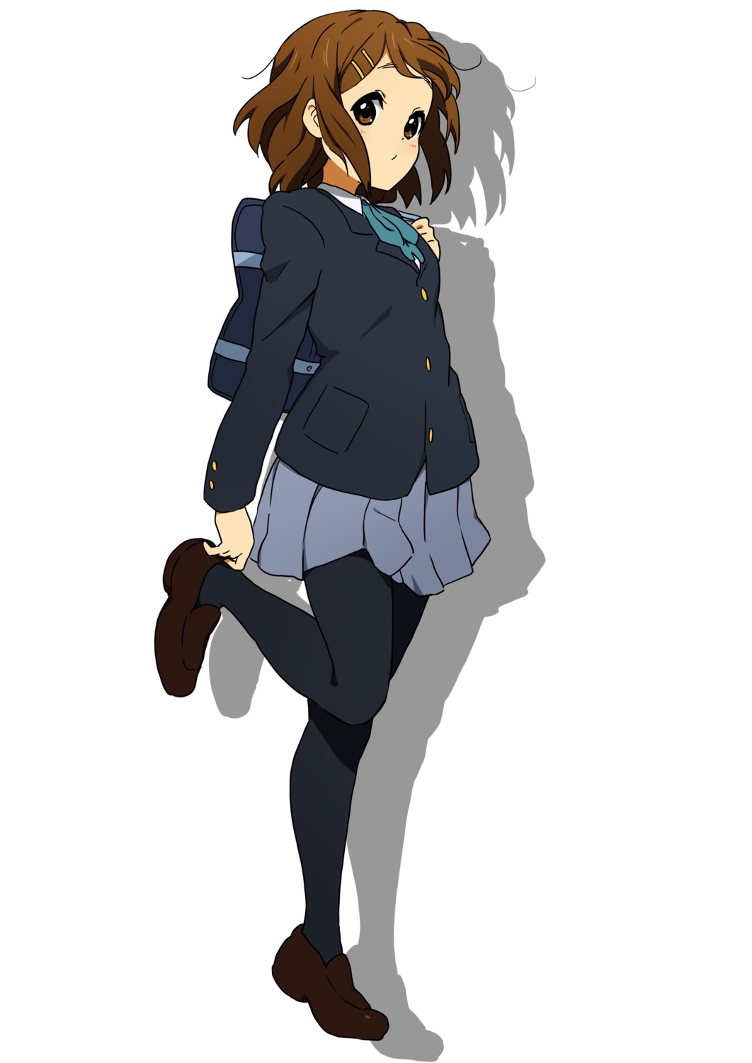heels, hirasawa_yui, k-on!, kicchi, pantyhose, seifuku