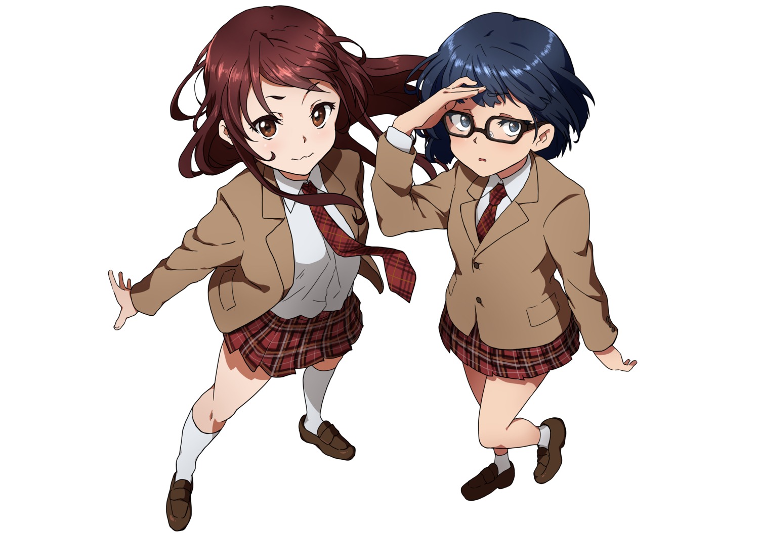 heels, kicchi, megane, seifuku
