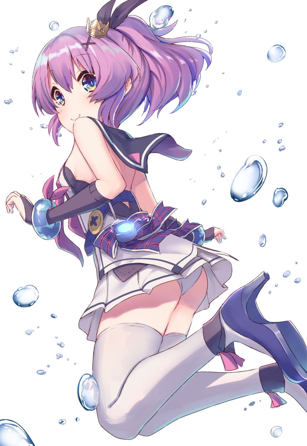 ass, azur_lane, heels, javelin_(azur_lane), nemeneko_6, pantsu, thighhighs