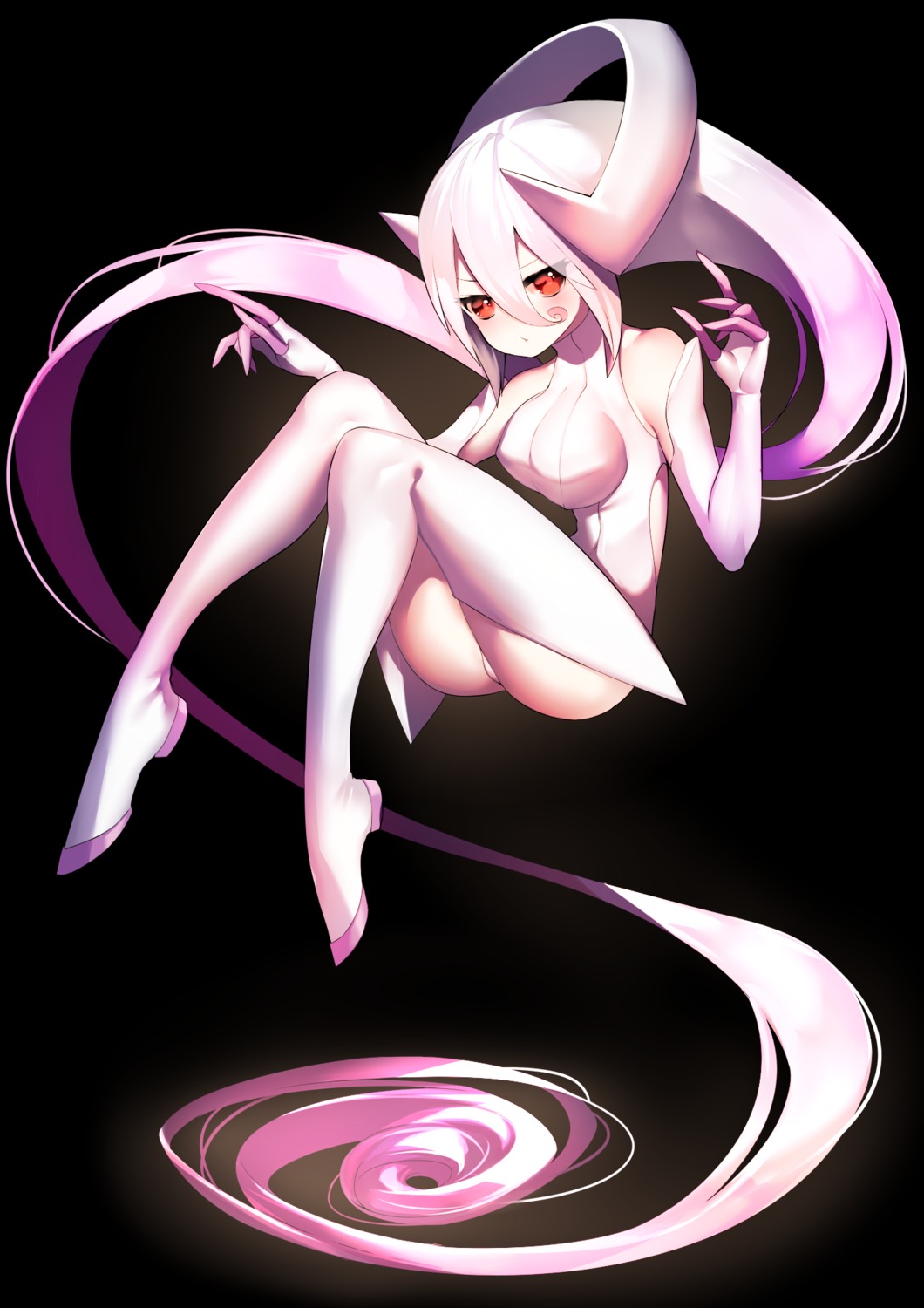 heels, leotard, mewtwo, pokemon, rahato, thighhighs