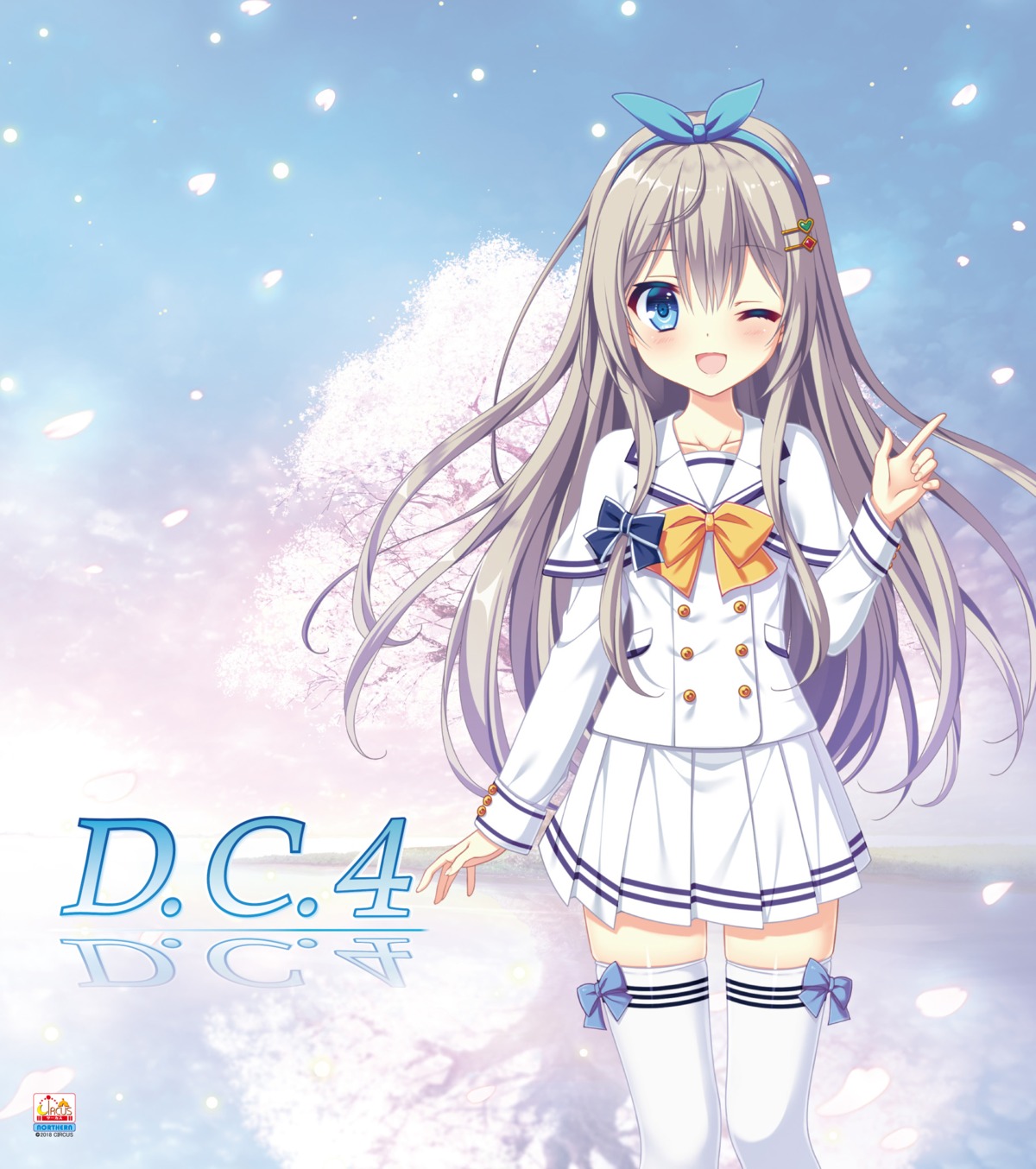 circus, da_capo_(series), da_capo_iv, sagisawa_arisu, seifuku, tanihara_natsuki, thighhighs