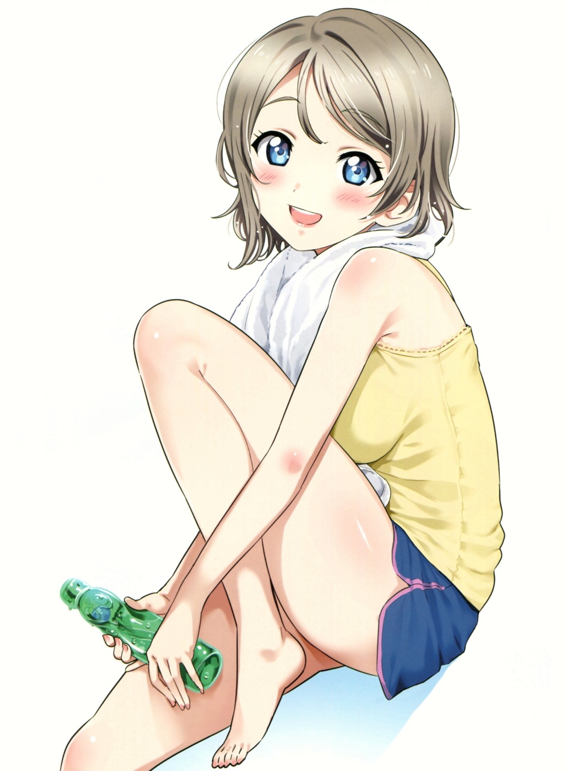 agoitei, love_live!_(series), love_live!_sunshine!!, sankuro, towel, watanabe_you