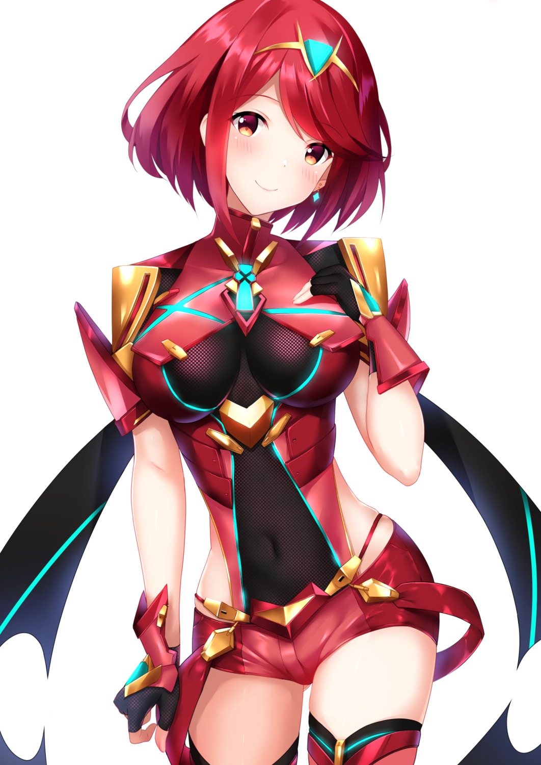 cocona_(coconacafe), homura_(xenoblade_2), thighhighs, xenoblade_(series), xenoblade_2