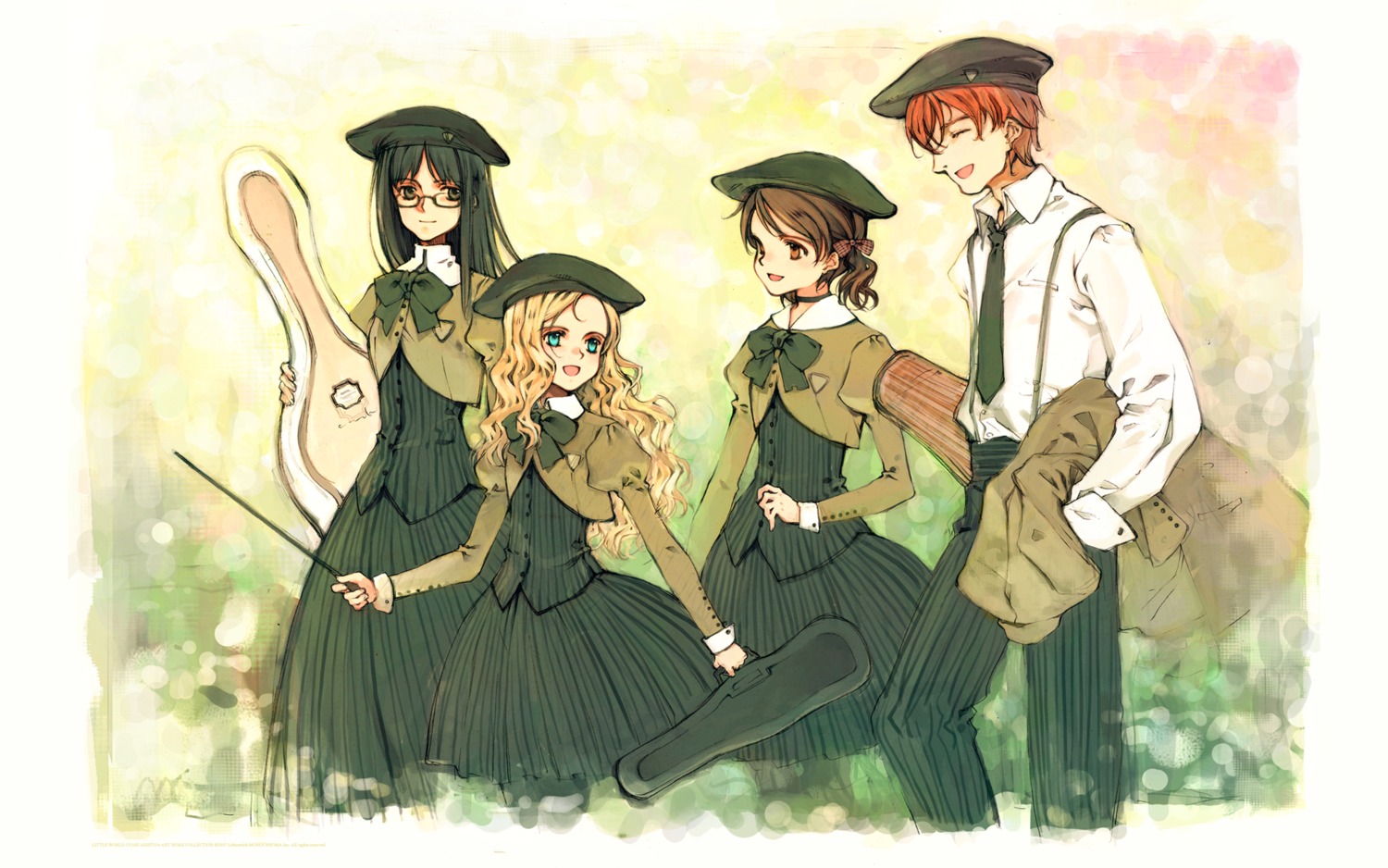 charlotte_francia, juni_argiano, li_shuhua, littlewitch, megane, oyari_ashito, phill_junhers, quartett!