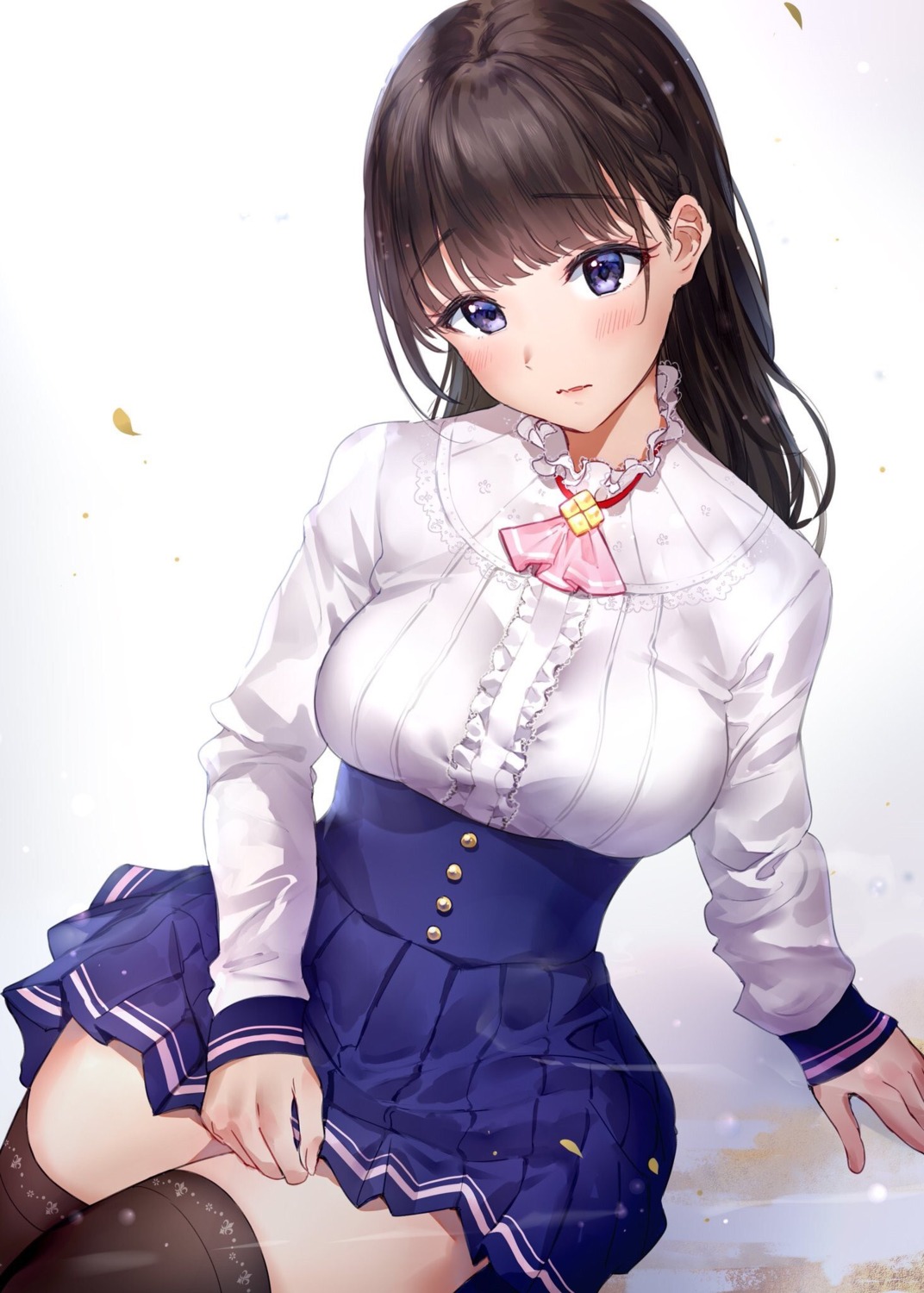 seifuku, takeya_y0615, thighhighs
